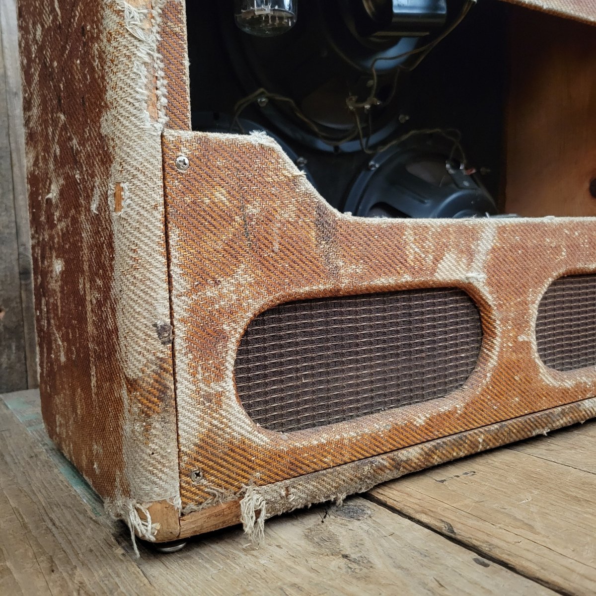 Fender Bandmaster 5E7 Tweed 3x10 1955 - Mahar's Vintage Guitars