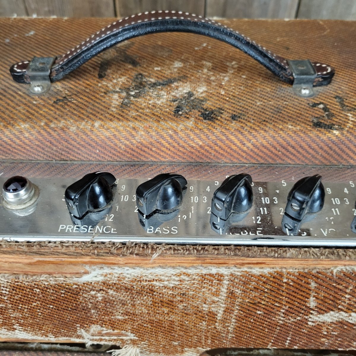 Fender Bandmaster 5E7 Tweed 3x10 1955 - Mahar's Vintage Guitars