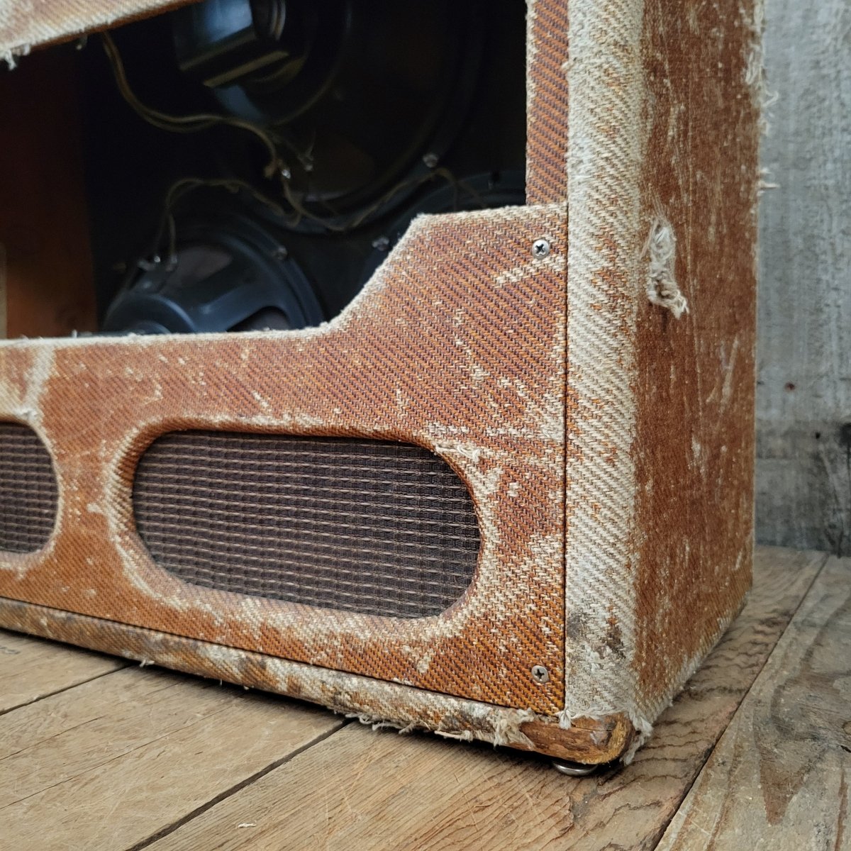 Fender Bandmaster 5E7 Tweed 3x10 1955 - Mahar's Vintage Guitars