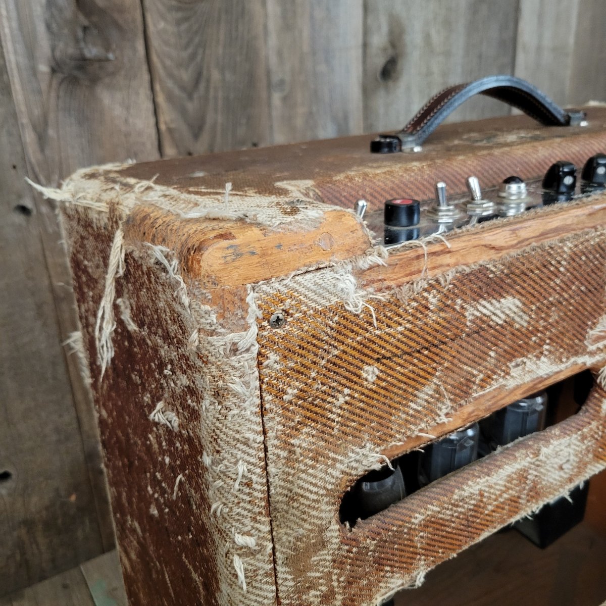 Fender Bandmaster 5E7 Tweed 3x10 1955 - Mahar's Vintage Guitars