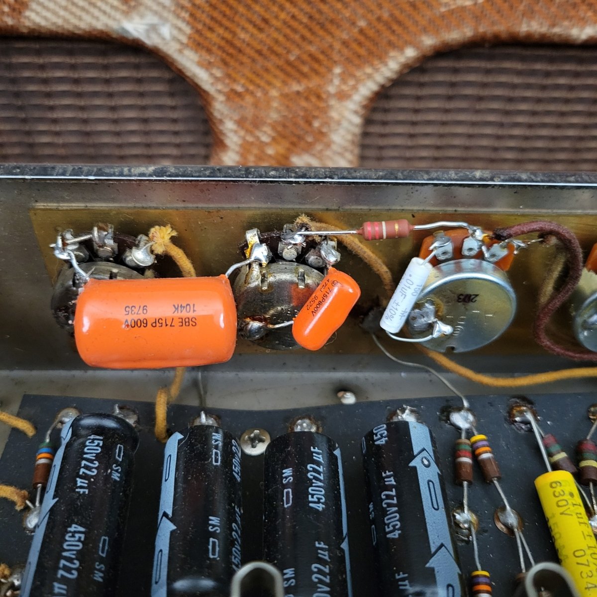 Fender Bandmaster 5E7 Tweed 3x10 1955 - Mahar's Vintage Guitars