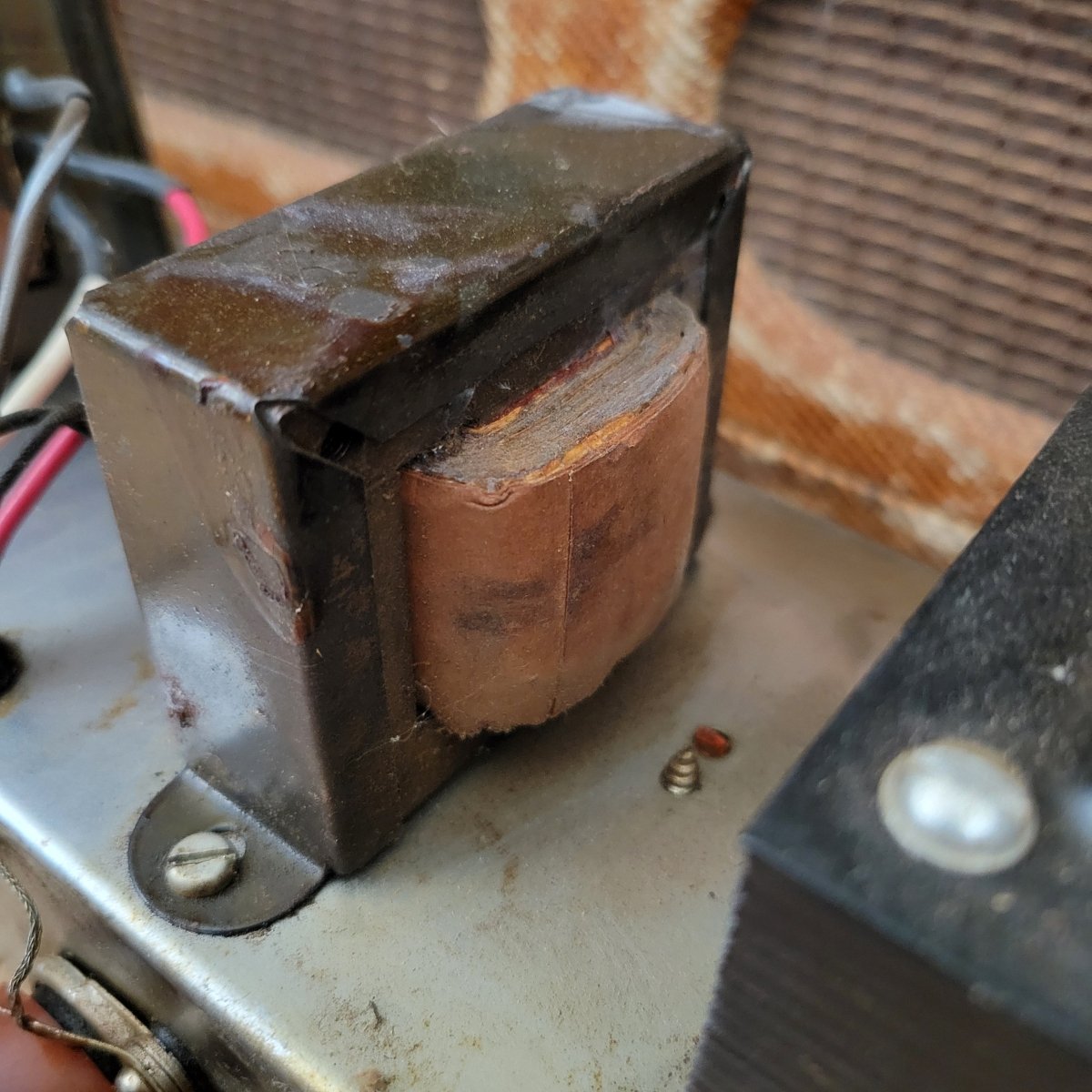 Fender Bandmaster 5E7 Tweed 3x10 1955 - Mahar's Vintage Guitars