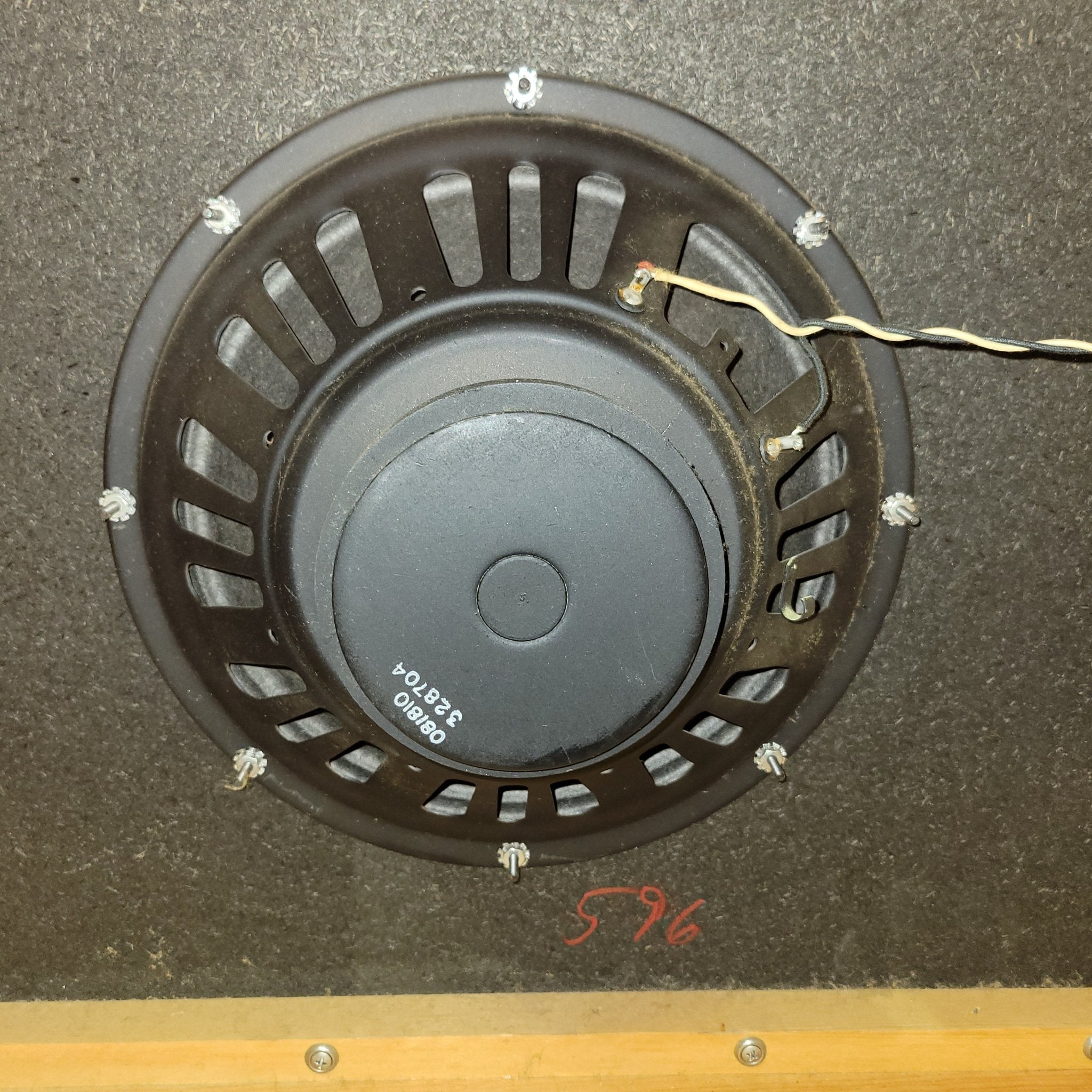 Fender Bandmaster Cabinet 2x12 1967 Original Utah speakers - Mahar's Vintage Guitars