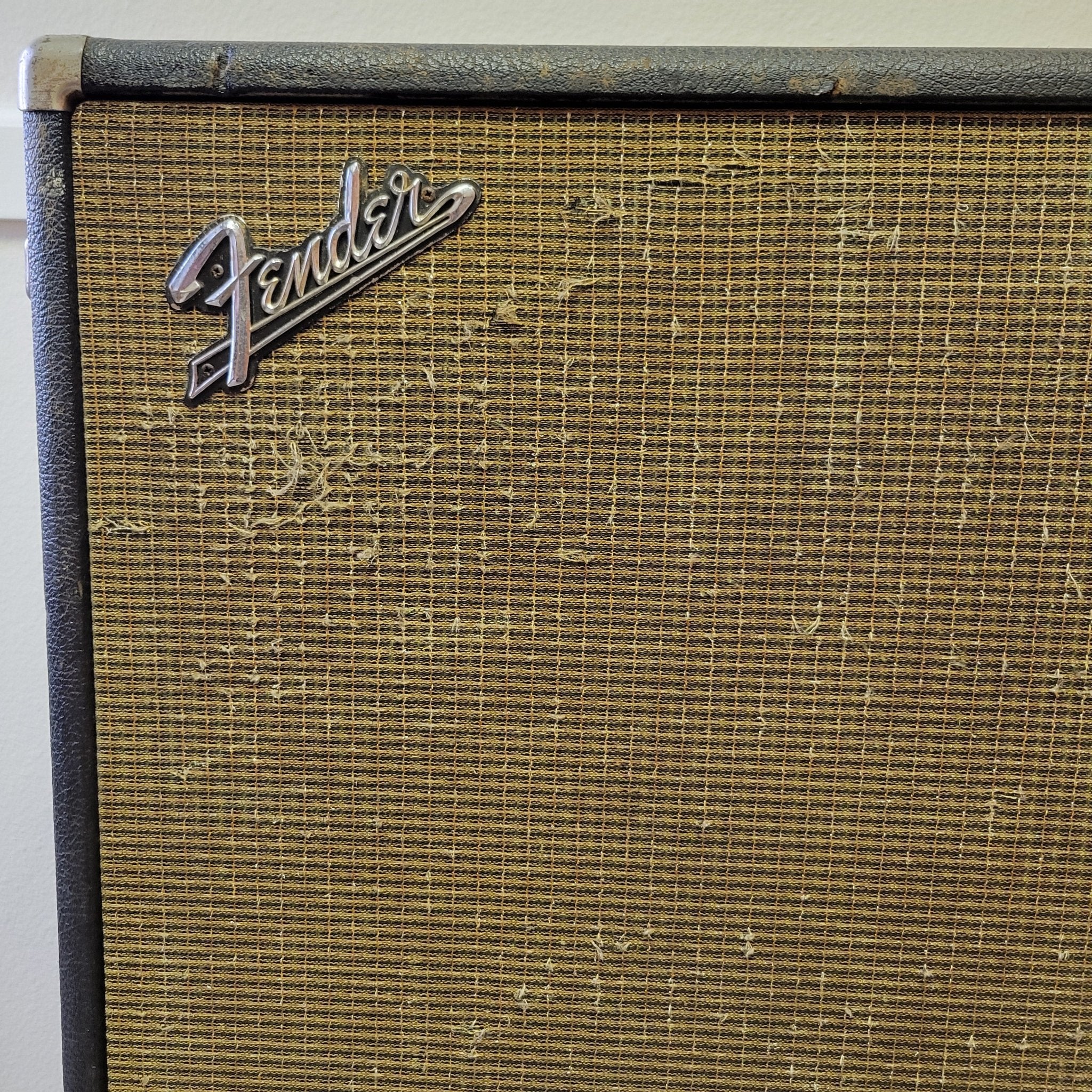 Fender Bandmaster Cabinet 2x12 1967 Original Utah speakers - Mahar's Vintage Guitars