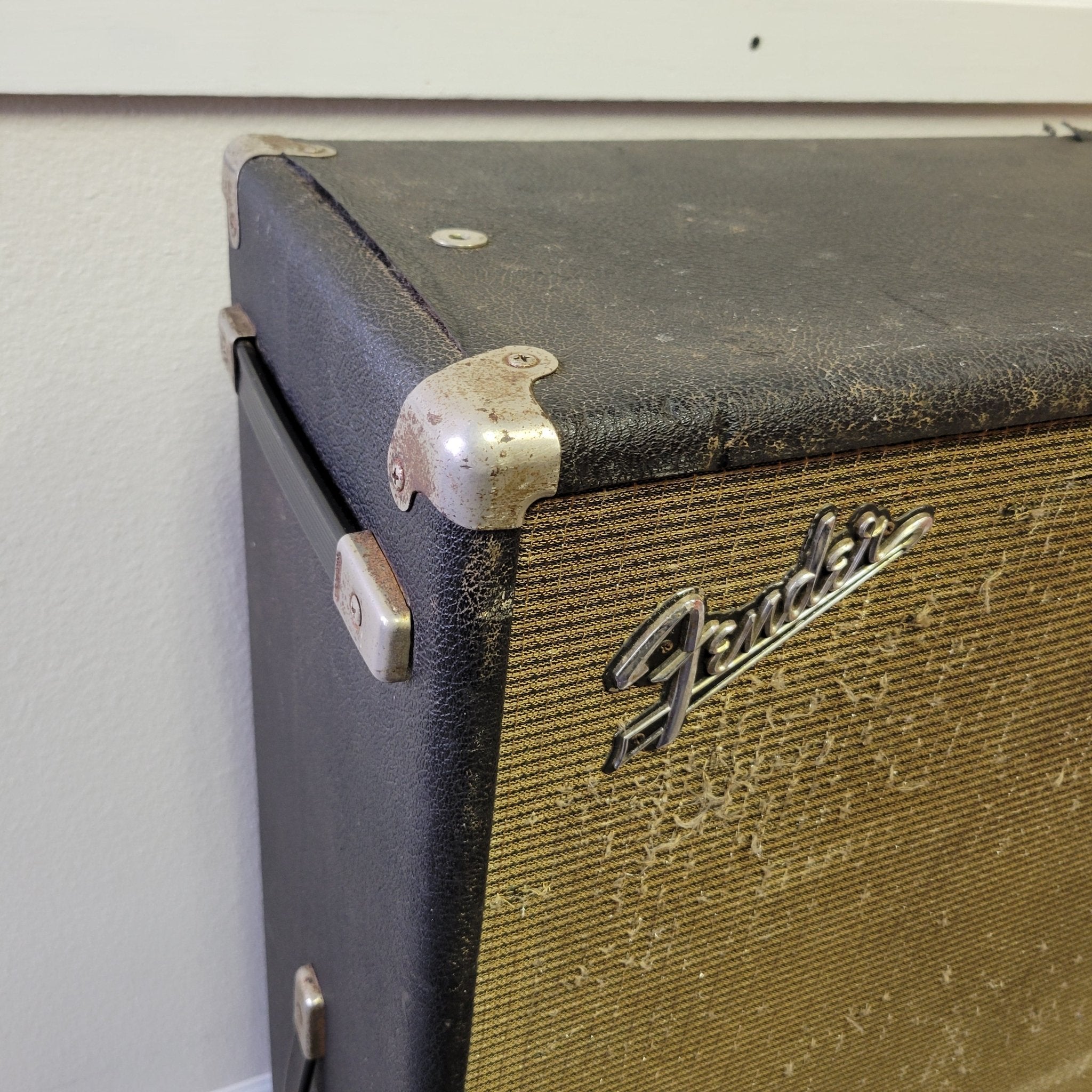 Fender Bandmaster Cabinet 2x12 1967 Original Utah speakers - Mahar's Vintage Guitars