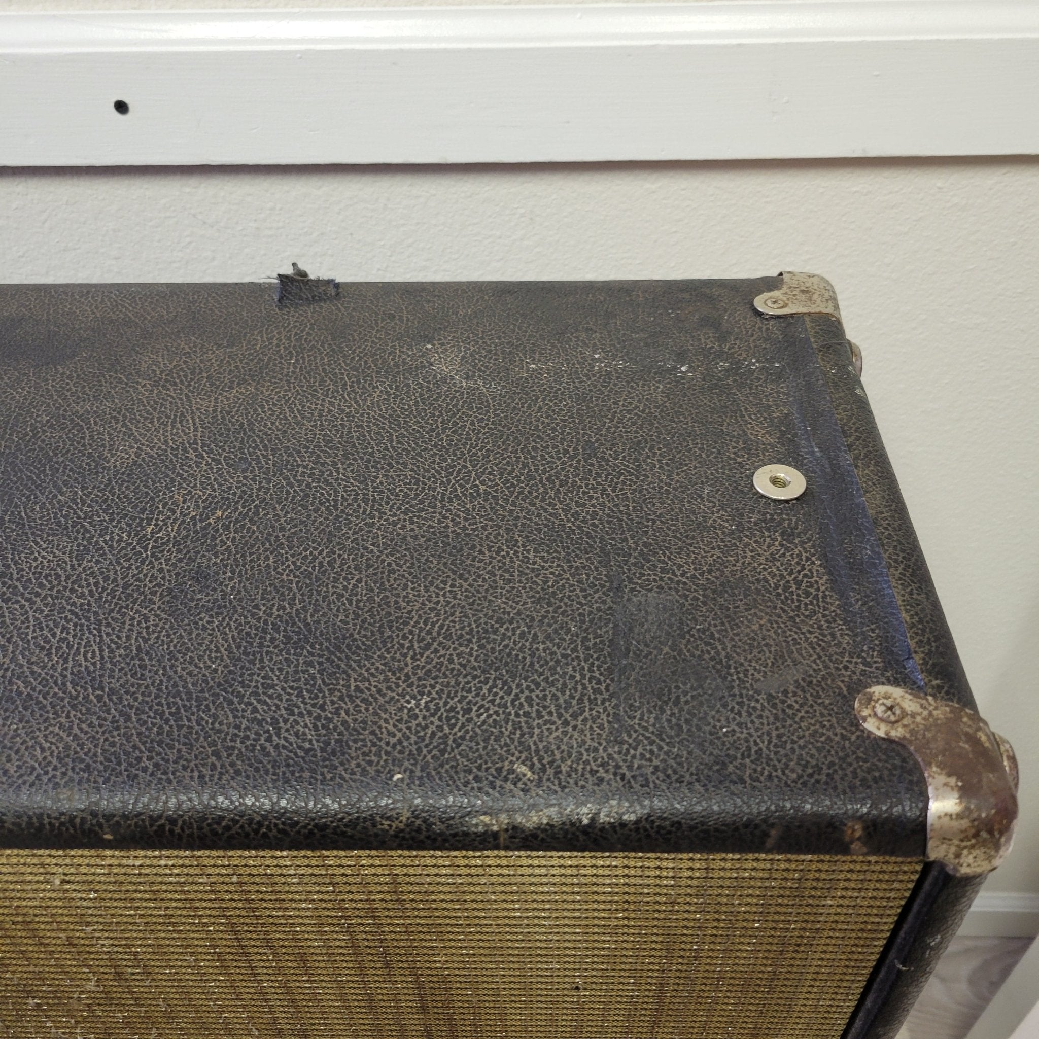 Fender Bandmaster Cabinet 2x12 1967 Original Utah speakers - Mahar's Vintage Guitars