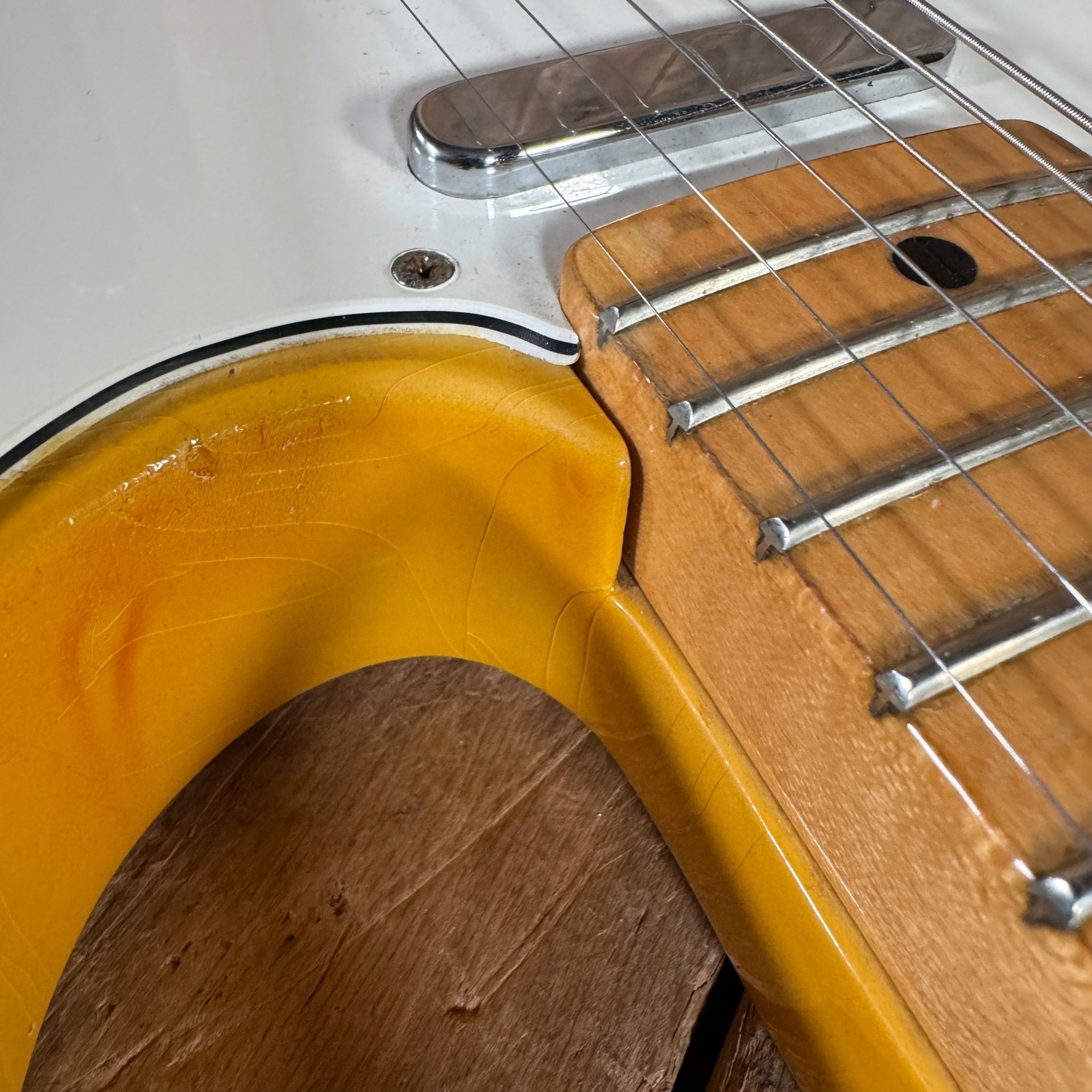 Fender Bigsby Telecaster Joe Riggio Refinished 1969 Blonde Vintage Electric Guitar - Mahar's Vintage Guitars