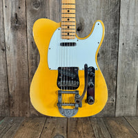 Fender Bigsby Telecaster Joe Riggio Refinished 1969 Blonde Vintage Electric Guitar - Mahar's Vintage Guitars