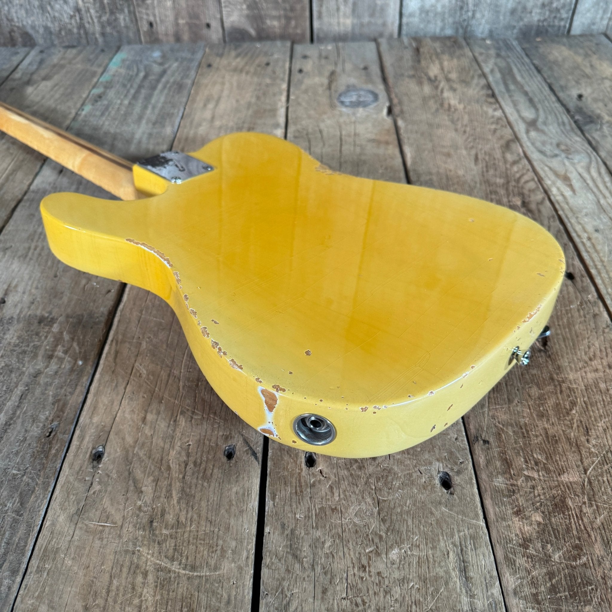 Fender Bigsby Telecaster Joe Riggio Refinished 1969 Blonde Vintage Electric Guitar - Mahar's Vintage Guitars