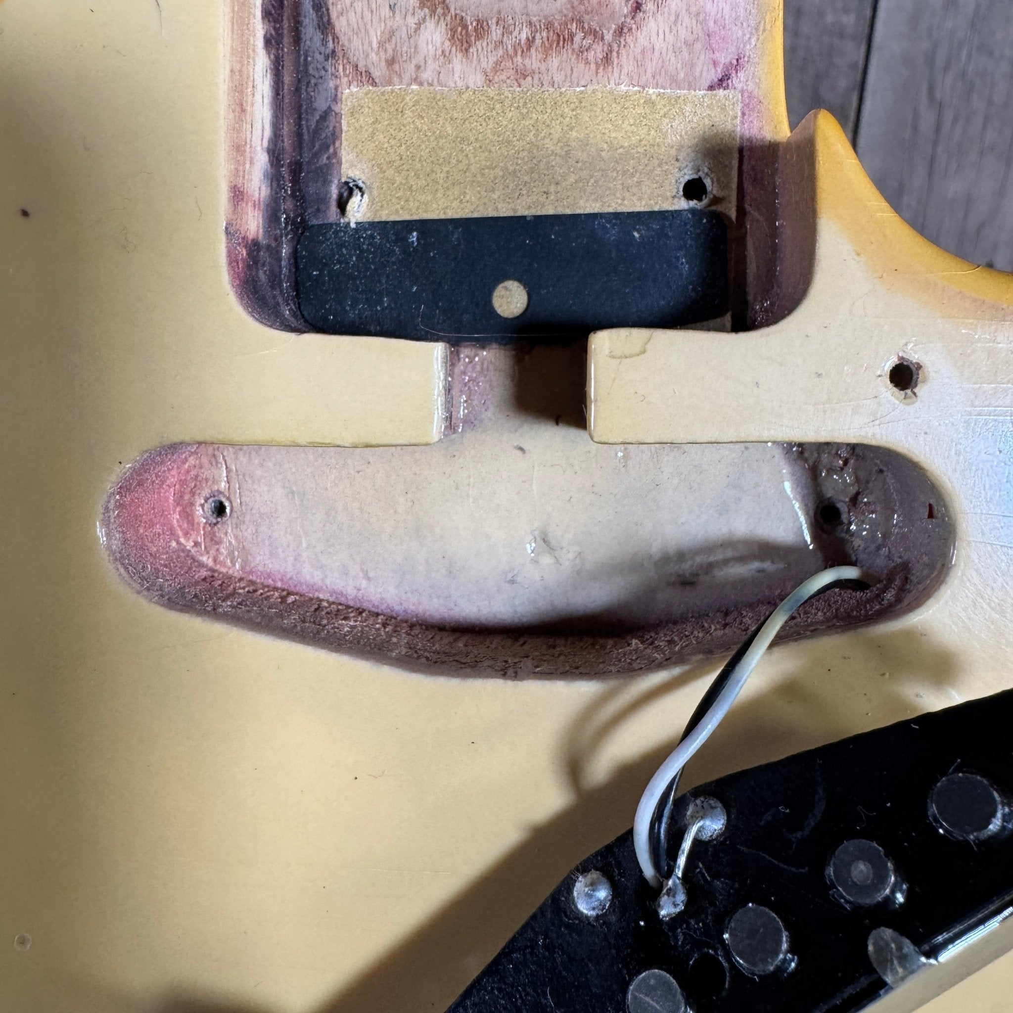 Fender Bigsby Telecaster Joe Riggio Refinished 1969 Blonde Vintage Electric Guitar - Mahar's Vintage Guitars