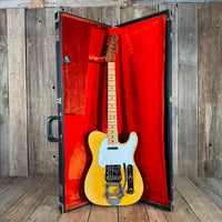 Fender Bigsby Telecaster Joe Riggio Refinished 1969 Blonde Vintage Electric Guitar - Mahar's Vintage Guitars