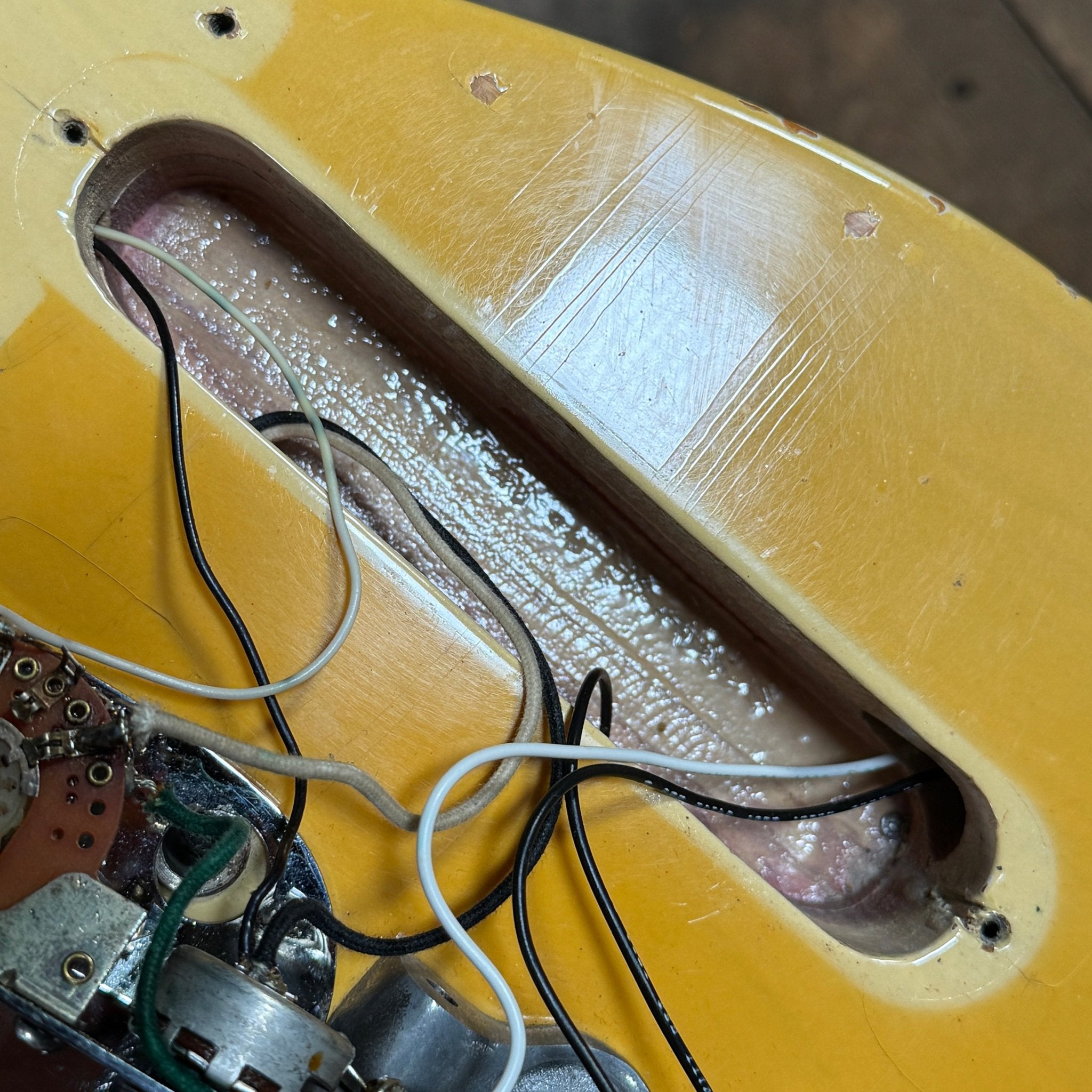 Fender Bigsby Telecaster Joe Riggio Refinished 1969 Blonde Vintage Electric Guitar - Mahar's Vintage Guitars