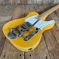 Fender Bigsby Telecaster Joe Riggio Refinished 1969 Blonde Vintage Electric Guitar - Mahar's Vintage Guitars