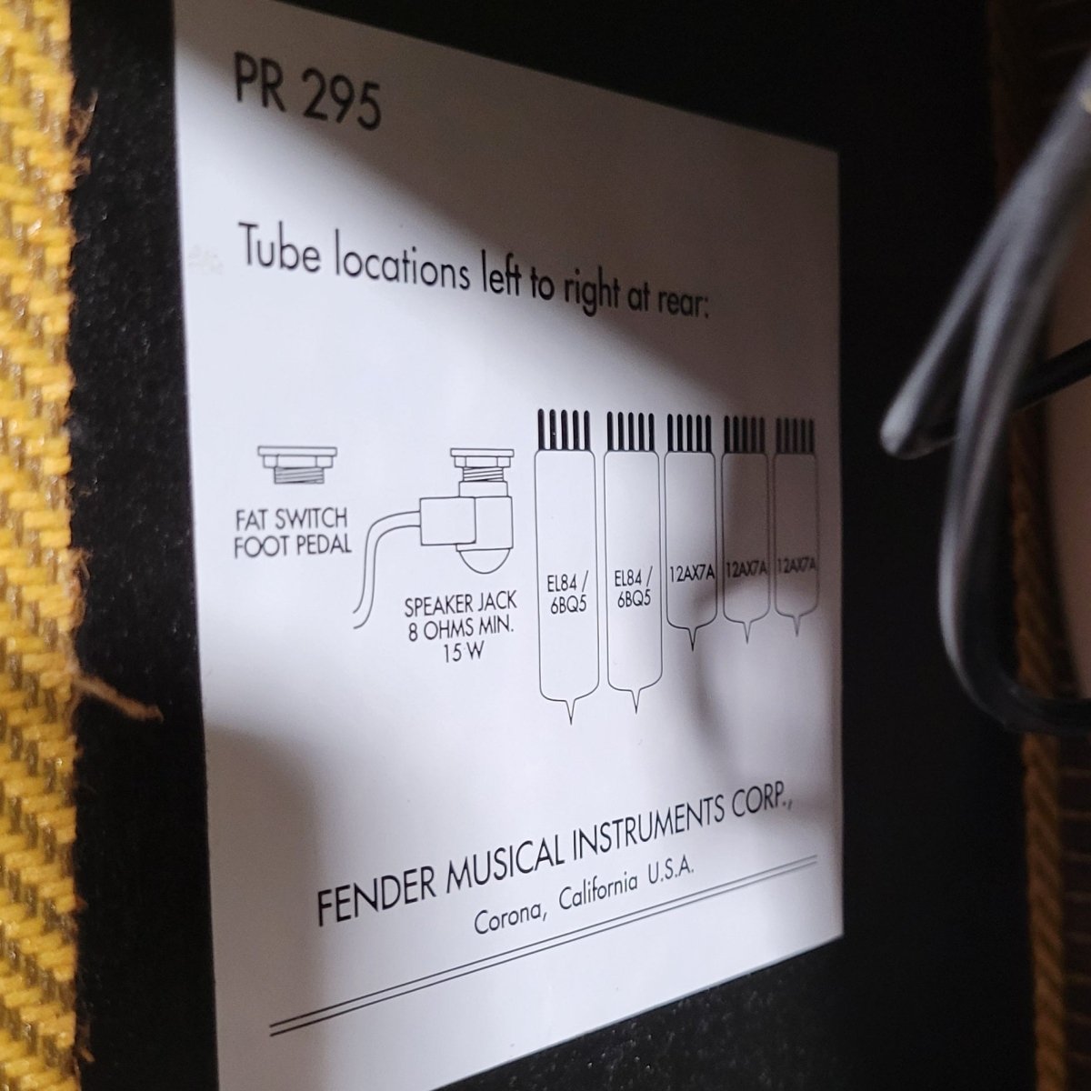 Fender Blues Jr Lacquer Tweed 2007 – Scumback Speaker & RCA Tube Upgrade - Mahar's Vintage Guitars