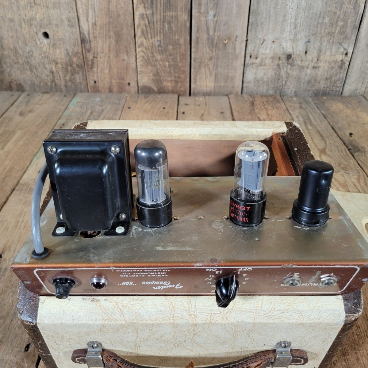 Fender Champion 600 Amplifier 5B1 – 1951 Vintage Tube Amp, Serviced - Mahar's Vintage Guitars