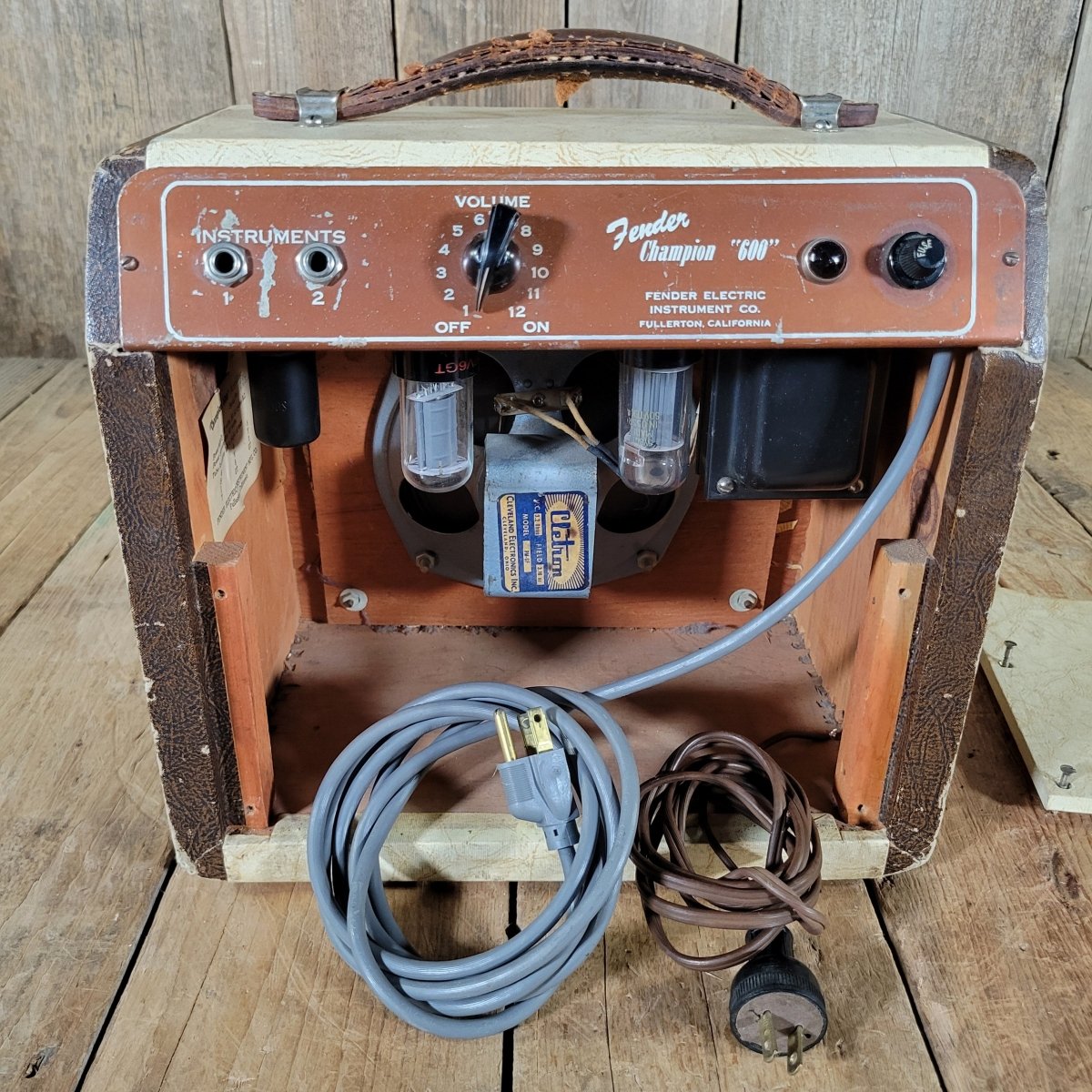 Fender Champion 600 Amplifier 5B1 – 1951 Vintage Tube Amp, Serviced - Mahar's Vintage Guitars