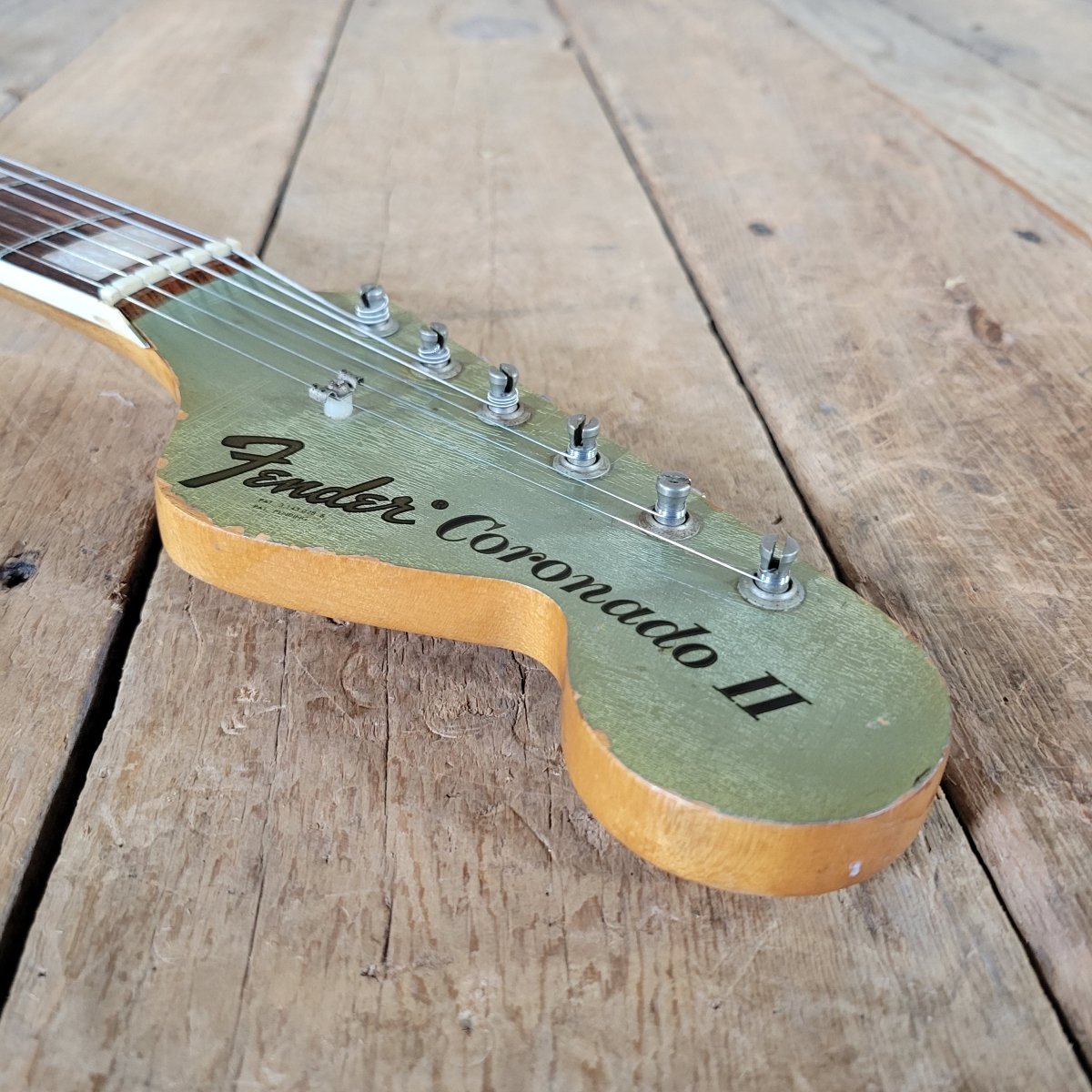 Fender Coronado II 1967 – Rare Ice Blue Metallic Custom Color, Vintage Semi - Hollow Guitar - Mahar's Vintage Guitars