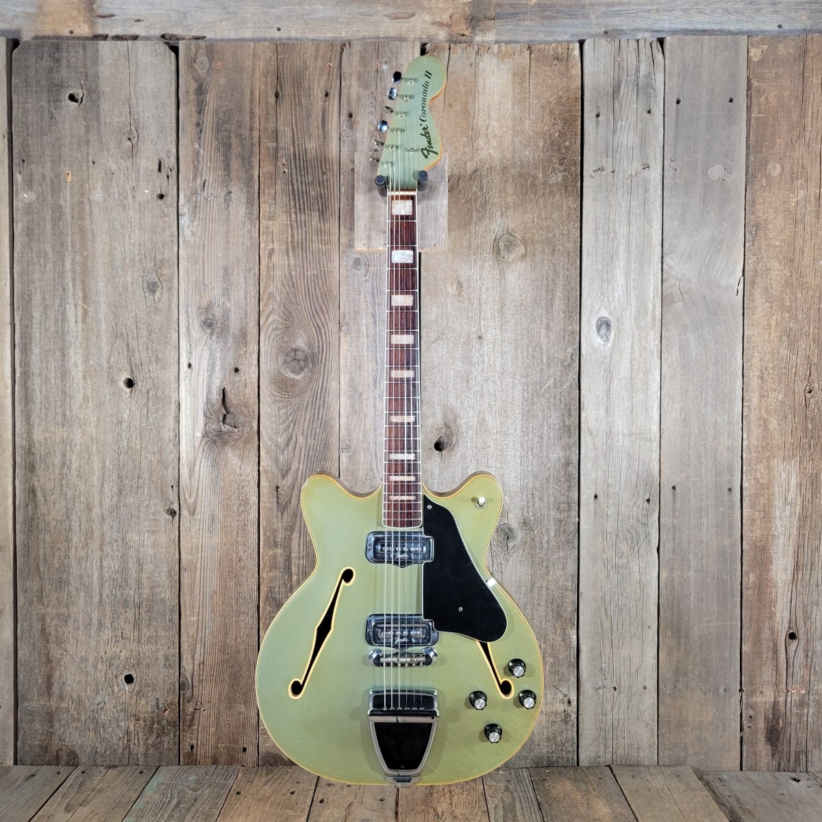 Fender Coronado II 1967 – Rare Ice Blue Metallic Custom Color, Vintage Semi - Hollow Guitar - Mahar's Vintage Guitars