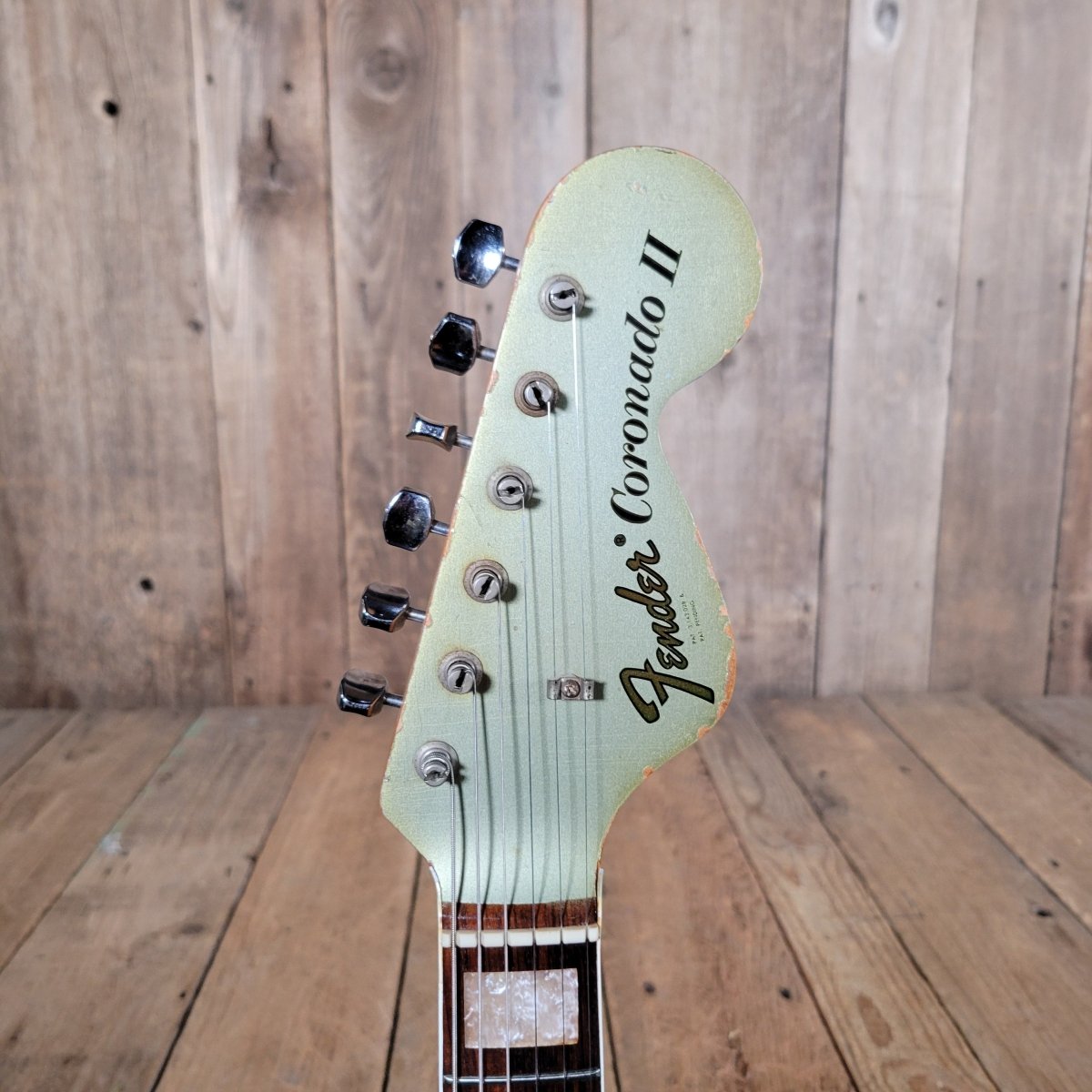 Fender Coronado II 1967 – Rare Ice Blue Metallic Custom Color, Vintage Semi - Hollow Guitar - Mahar's Vintage Guitars