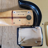 Fender Custom Classic Player Stratocaster 2003 – Black Finish with Gold Pickguard & Upgraded Features - Mahar's Vintage Guitars