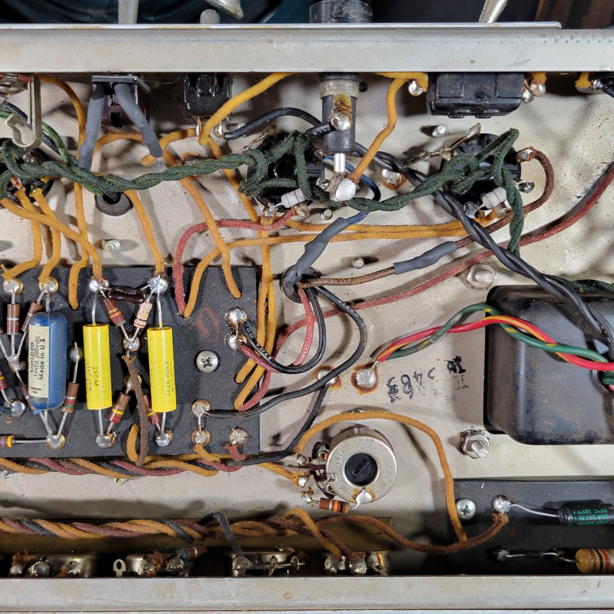 Fender Deluxe Amp 1963 Pre CBS - Mahar's Vintage Guitars