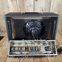 Fender Deluxe Amp 1964 – Black Panel Pre - CBS AB763 with Footswitch, Vintage Tube Amplifier - Mahar's Vintage Guitars