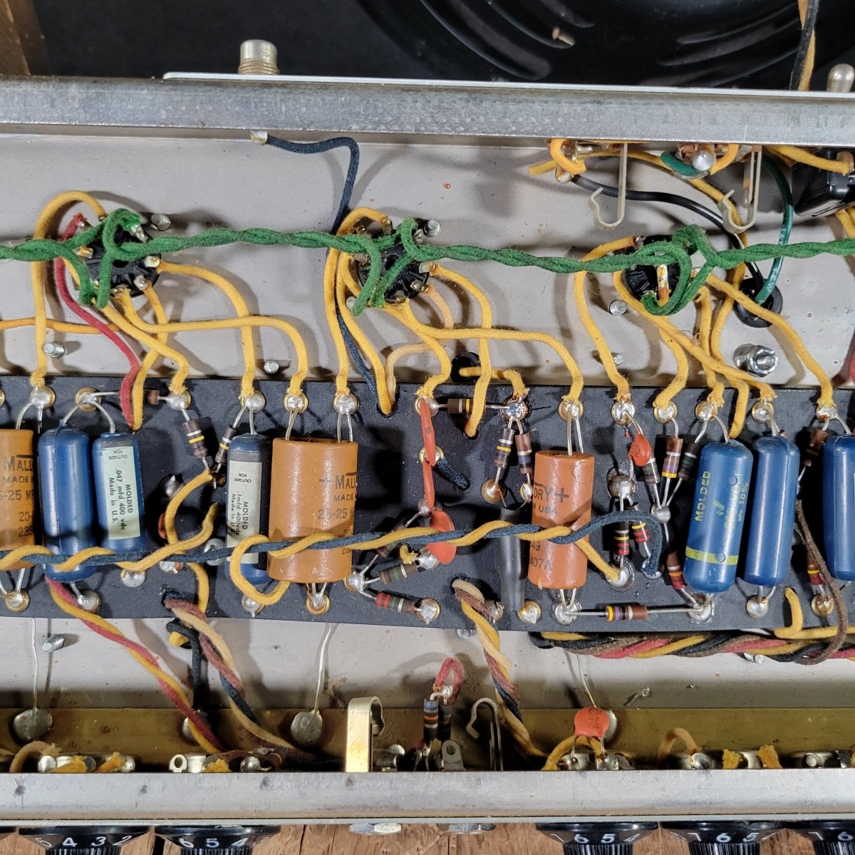 Fender Deluxe Amp 1964 – Black Panel Pre - CBS AB763 with Footswitch, Vintage Tube Amplifier - Mahar's Vintage Guitars