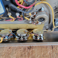 Fender Deluxe Amp 1964 – Black Panel Pre - CBS AB763 with Footswitch, Vintage Tube Amplifier - Mahar's Vintage Guitars