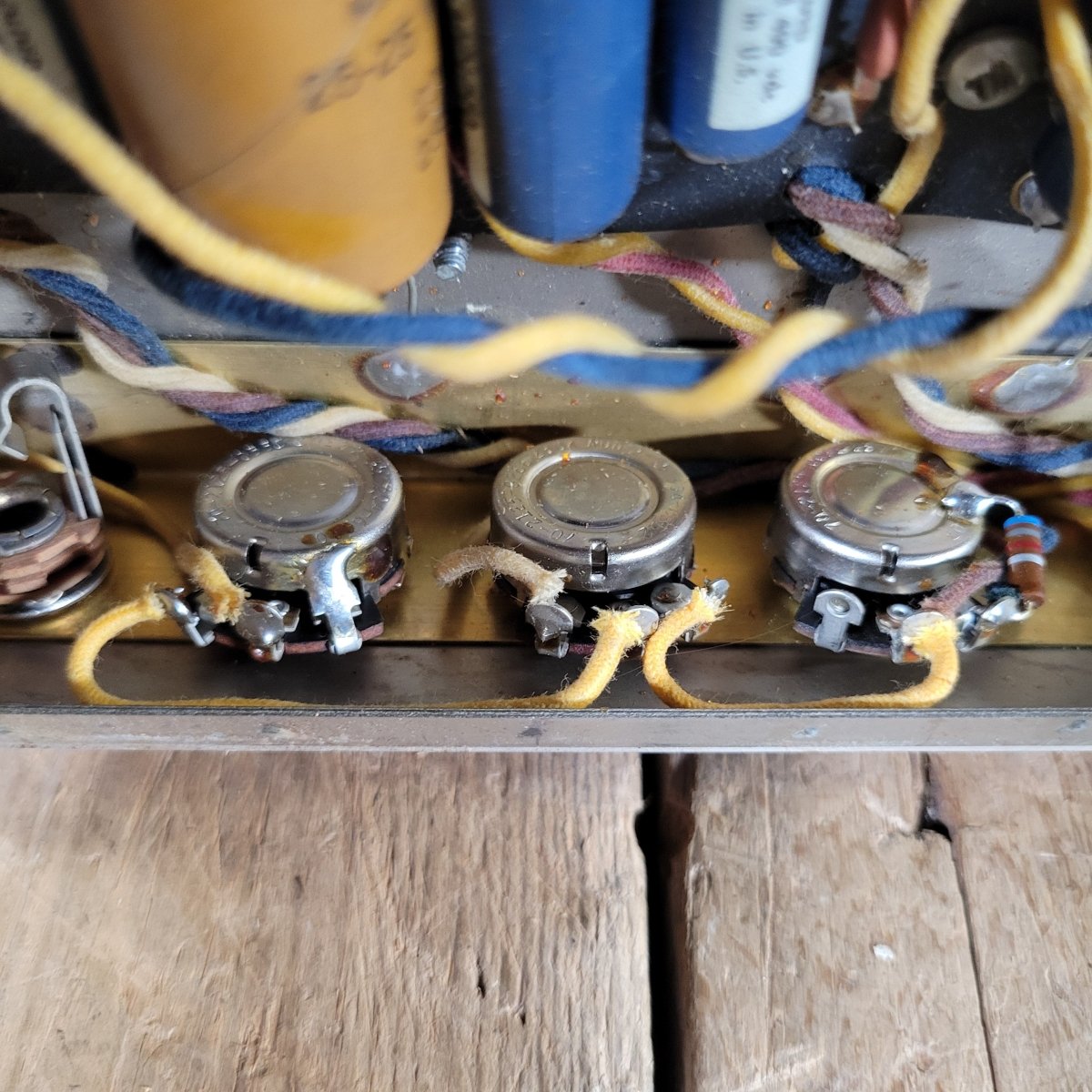 Fender Deluxe Amp 1964 – Black Panel Pre - CBS AB763 with Footswitch, Vintage Tube Amplifier - Mahar's Vintage Guitars