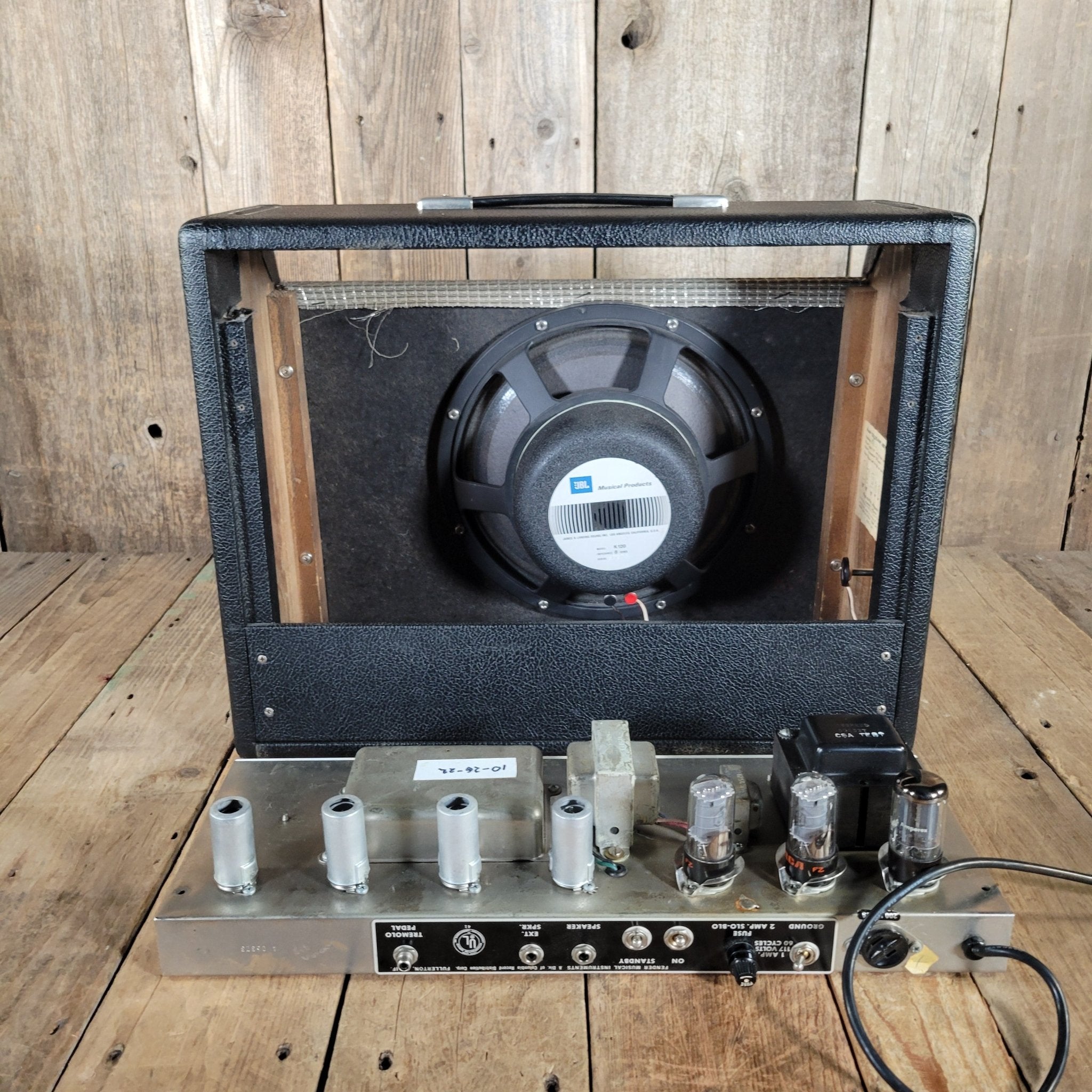 Fender Deluxe Amp AB763 JBL K120 & Original Oxford 12K5 - 6 Serviced Near Mint 1965 - Mahar's Vintage Guitars