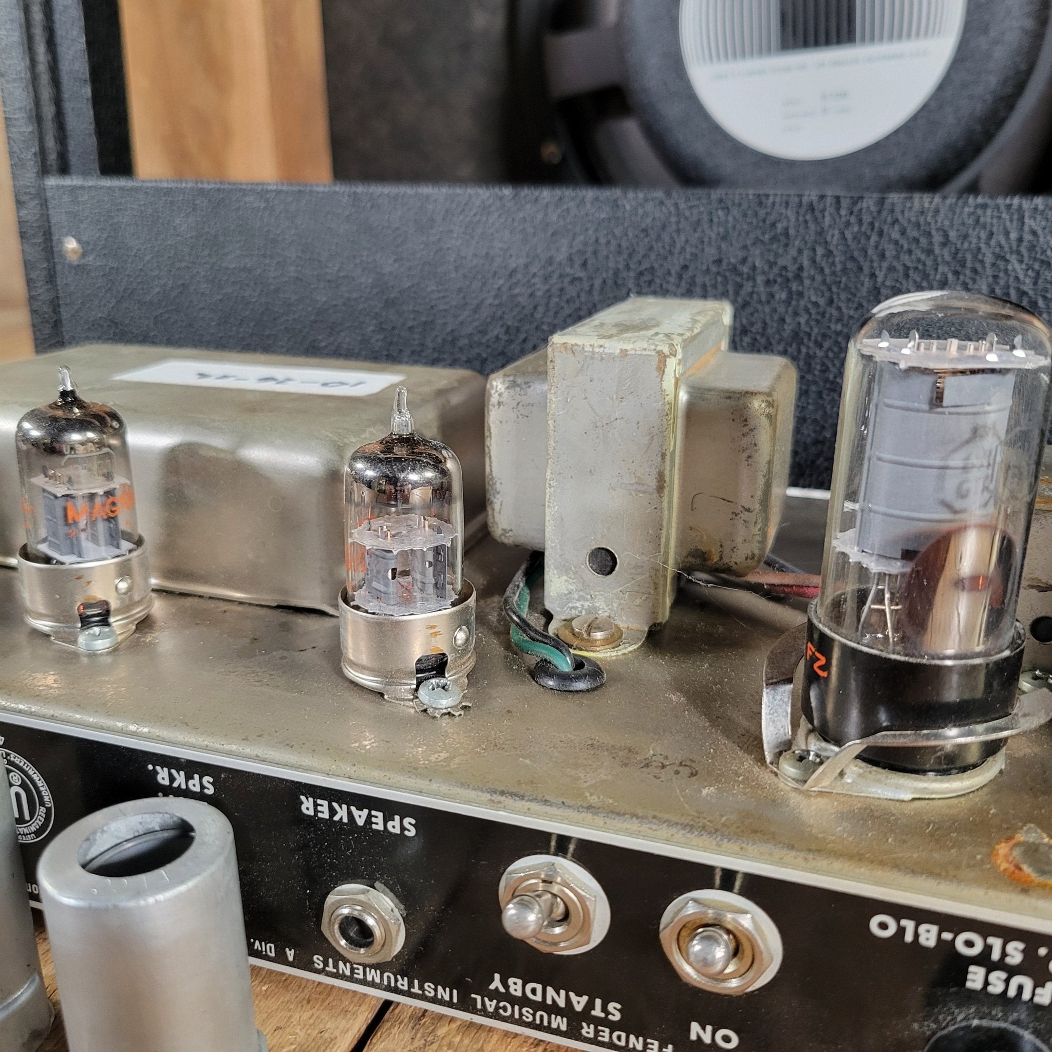 Fender Deluxe Amp AB763 JBL K120 & Original Oxford 12K5 - 6 Serviced Near Mint 1965 - Mahar's Vintage Guitars