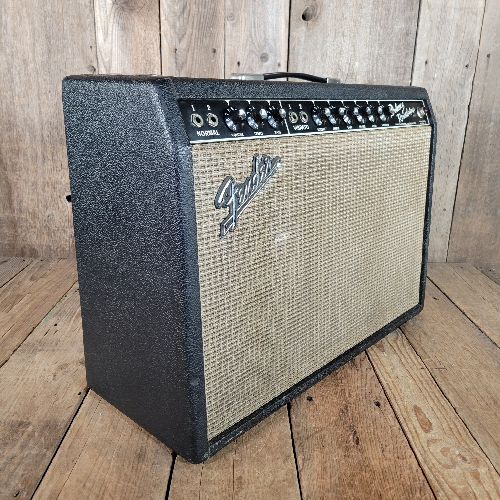 Fender Deluxe Reverb 1965 With Altec 417 - 8C - Mahar's Vintage Guitars