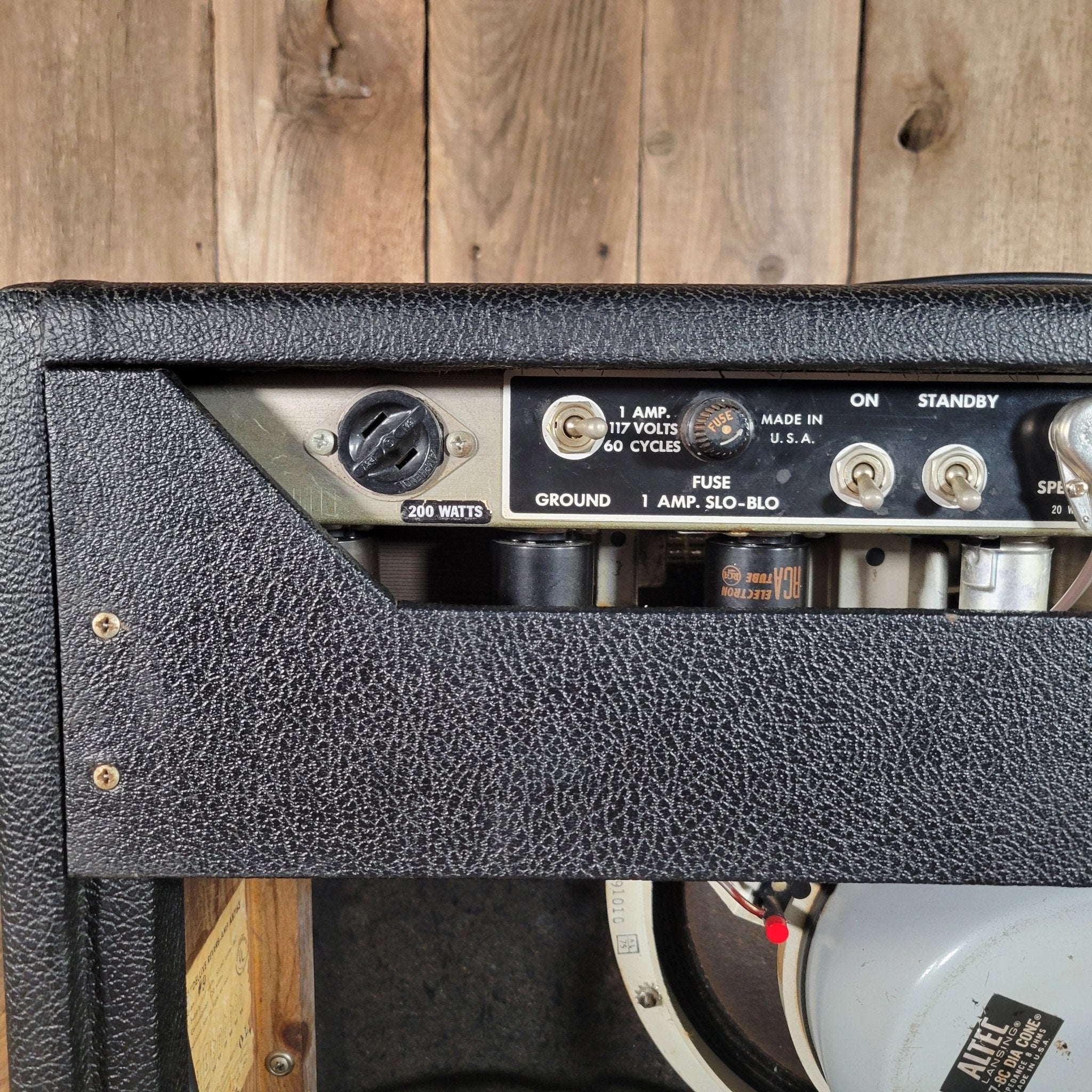 Fender Deluxe Reverb 1965 With Altec 417 - 8C - Mahar's Vintage Guitars