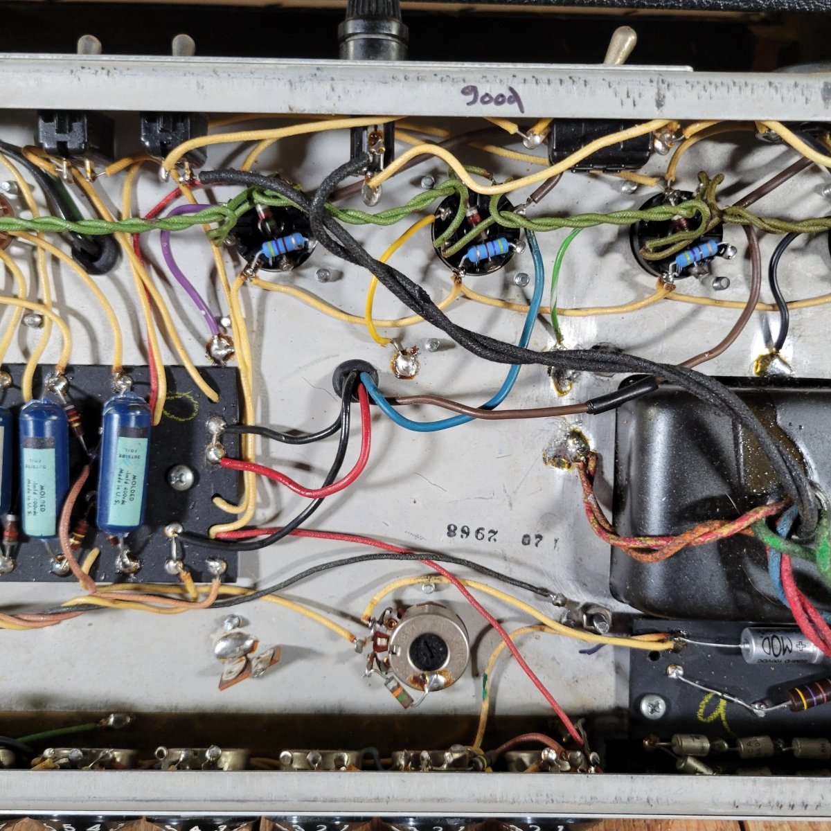 Fender Dual Showman Drip Edge 1968 Silverface Amp Head - Mahar's Vintage Guitars