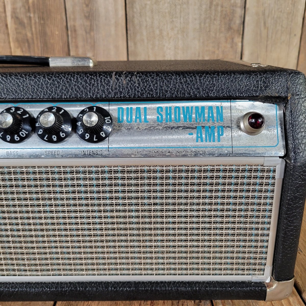 Fender Dual Showman Drip Edge 1968 Silverface Amp Head - Mahar's Vintage Guitars