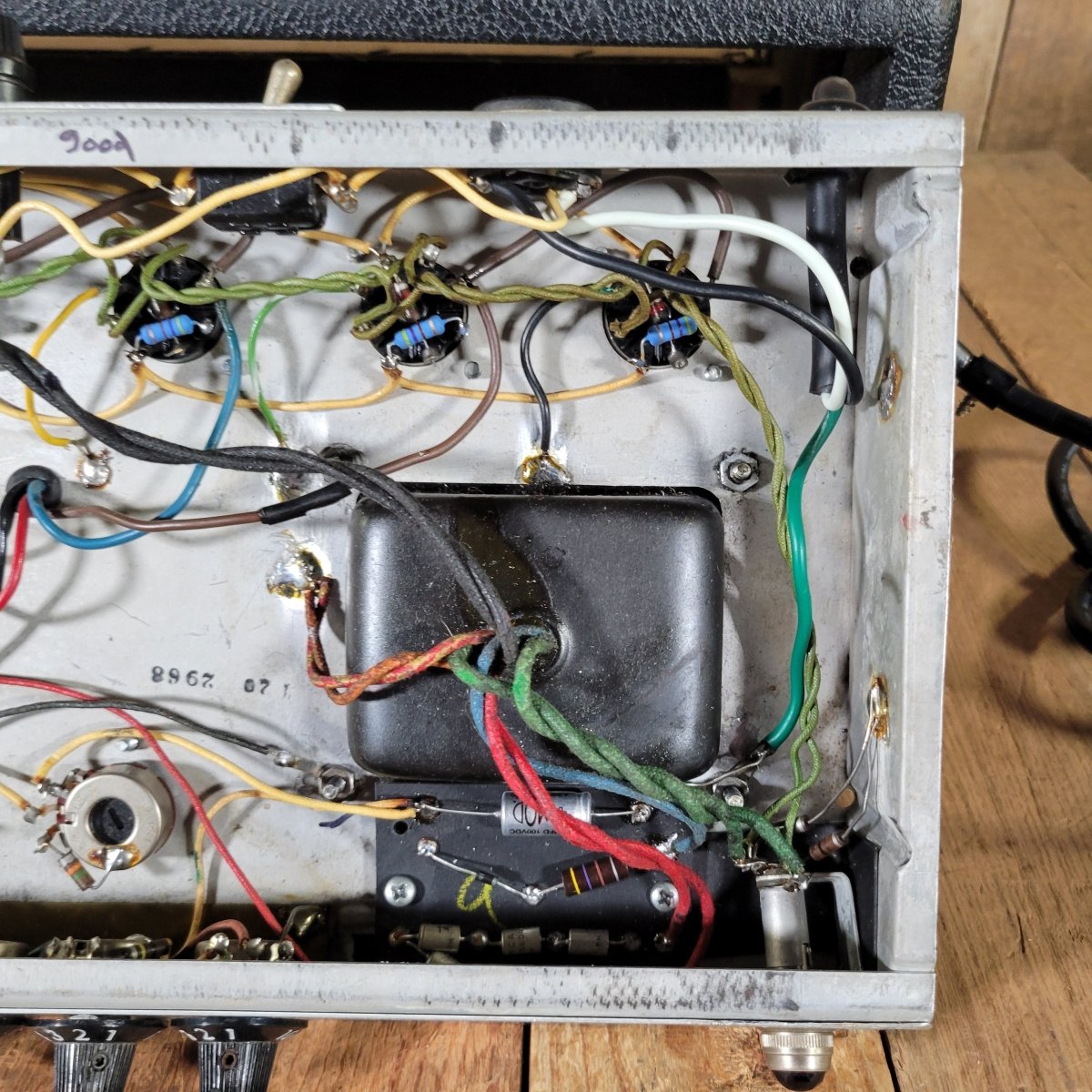 Fender Dual Showman Drip Edge 1968 Silverface Amp Head - Mahar's Vintage Guitars