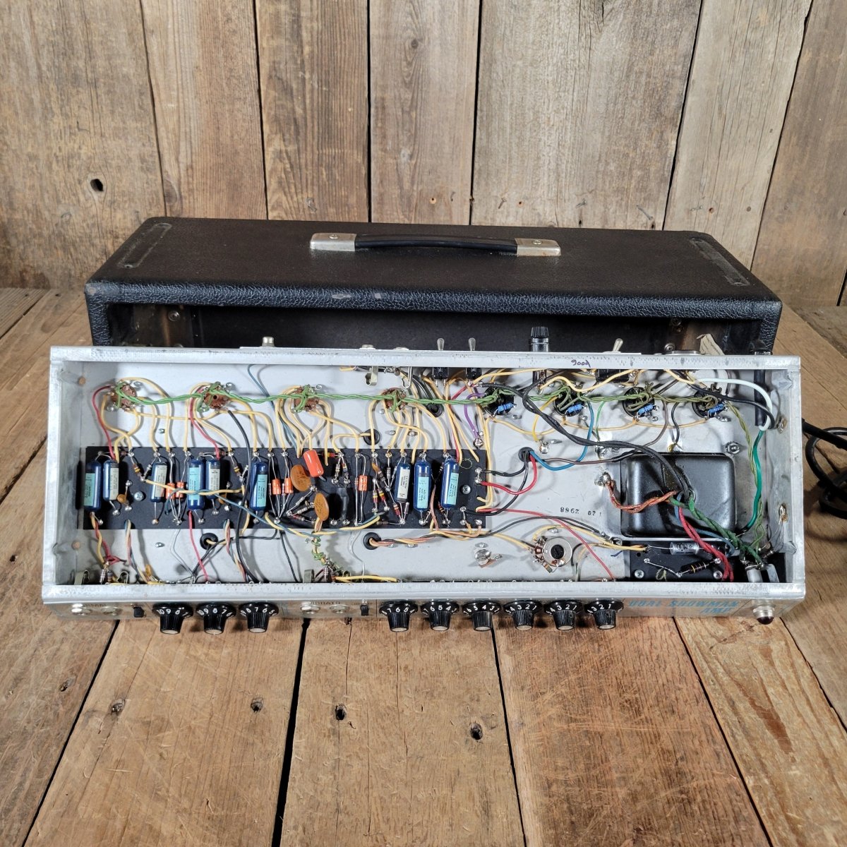 Fender Dual Showman Drip Edge 1968 Silverface Amp Head - Mahar's Vintage Guitars