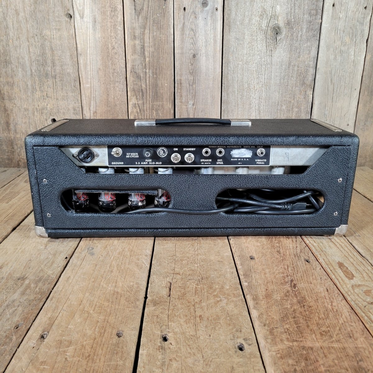 Fender Dual Showman Silverface Drip Edge Head 1967 – Vintage Tube Amp - Mahar's Vintage Guitars