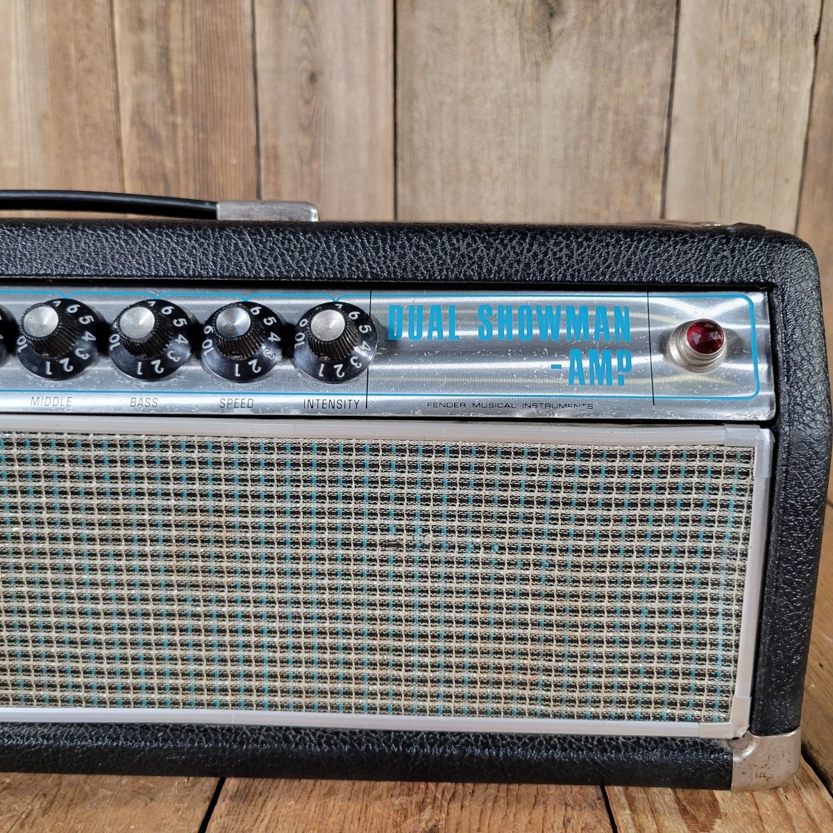 Fender Dual Showman Silverface Drip Edge Head 1967 – Vintage Tube Amp - Mahar's Vintage Guitars