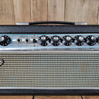 Fender Dual Showman Silverface Drip Edge Head 1967 – Vintage Tube Amp - Mahar's Vintage Guitars