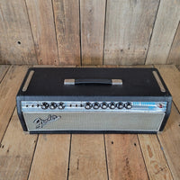 Fender Dual Showman Silverface Drip Edge Head 1967 – Vintage Tube Amp - Mahar's Vintage Guitars