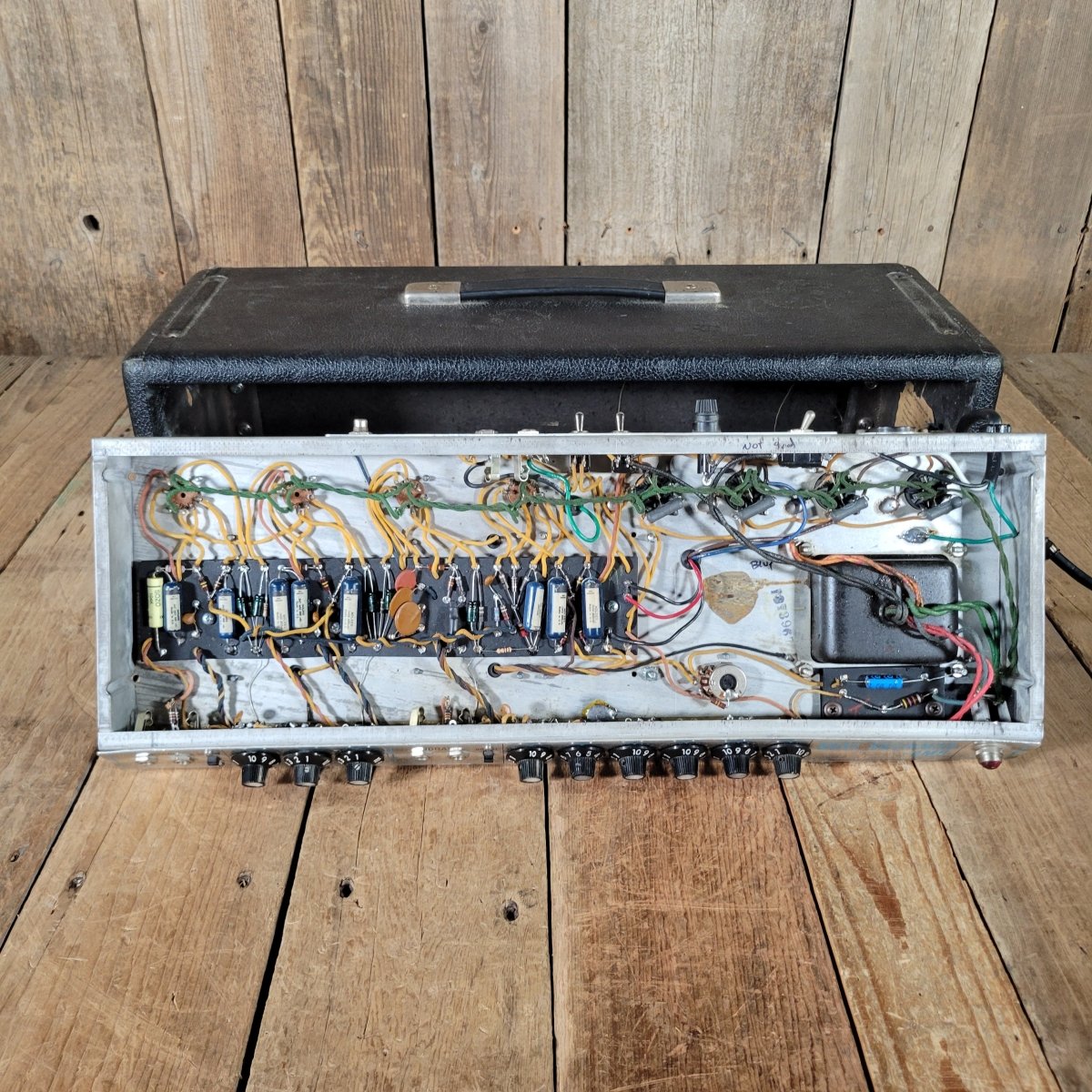 Fender Dual Showman Silverface Drip Edge Head 1967 – Vintage Tube Amp - Mahar's Vintage Guitars