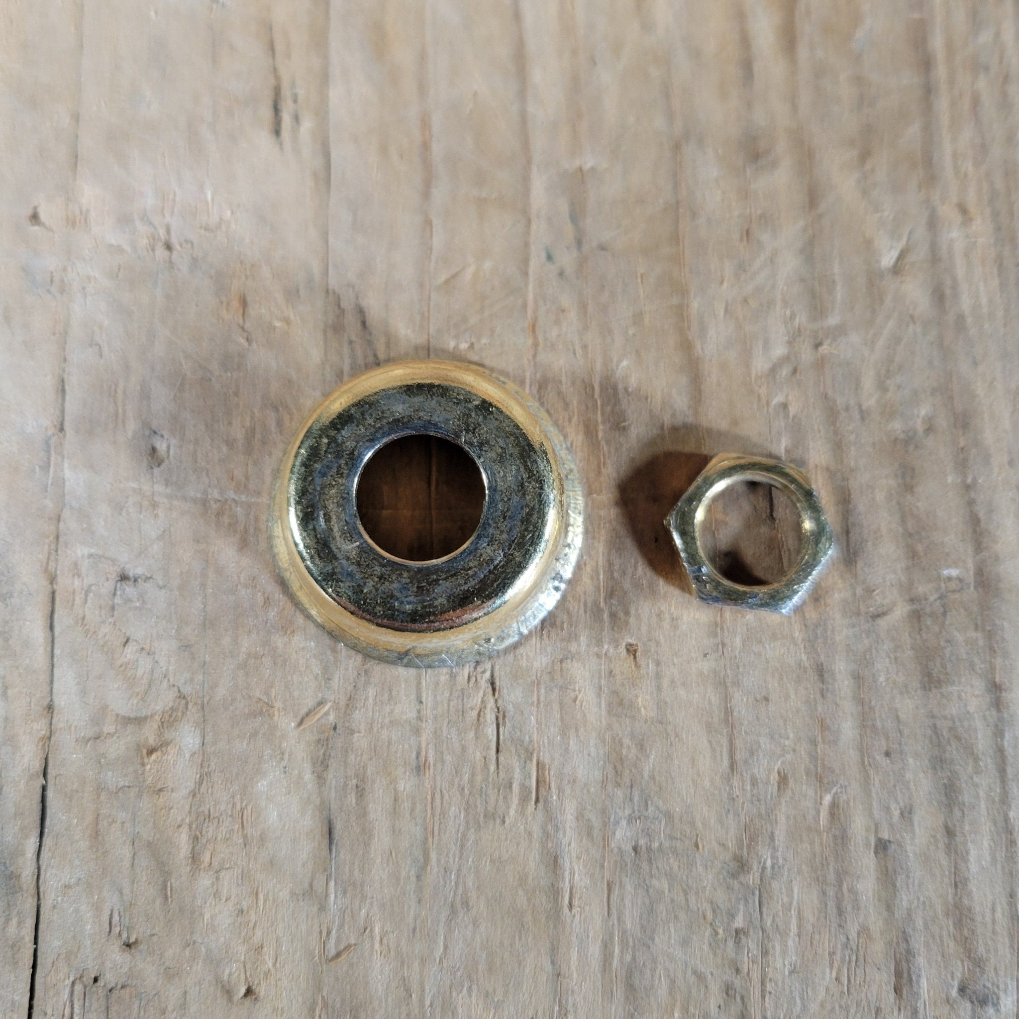 Fender Gold Output jack cup and nut Telecaster 1980s - Mahar's Vintage Guitars