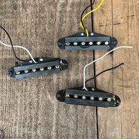 Fender Japan 1980's Stratocaster Pickups With Covers Vintage Guitar Parts - Mahar's Vintage Guitars