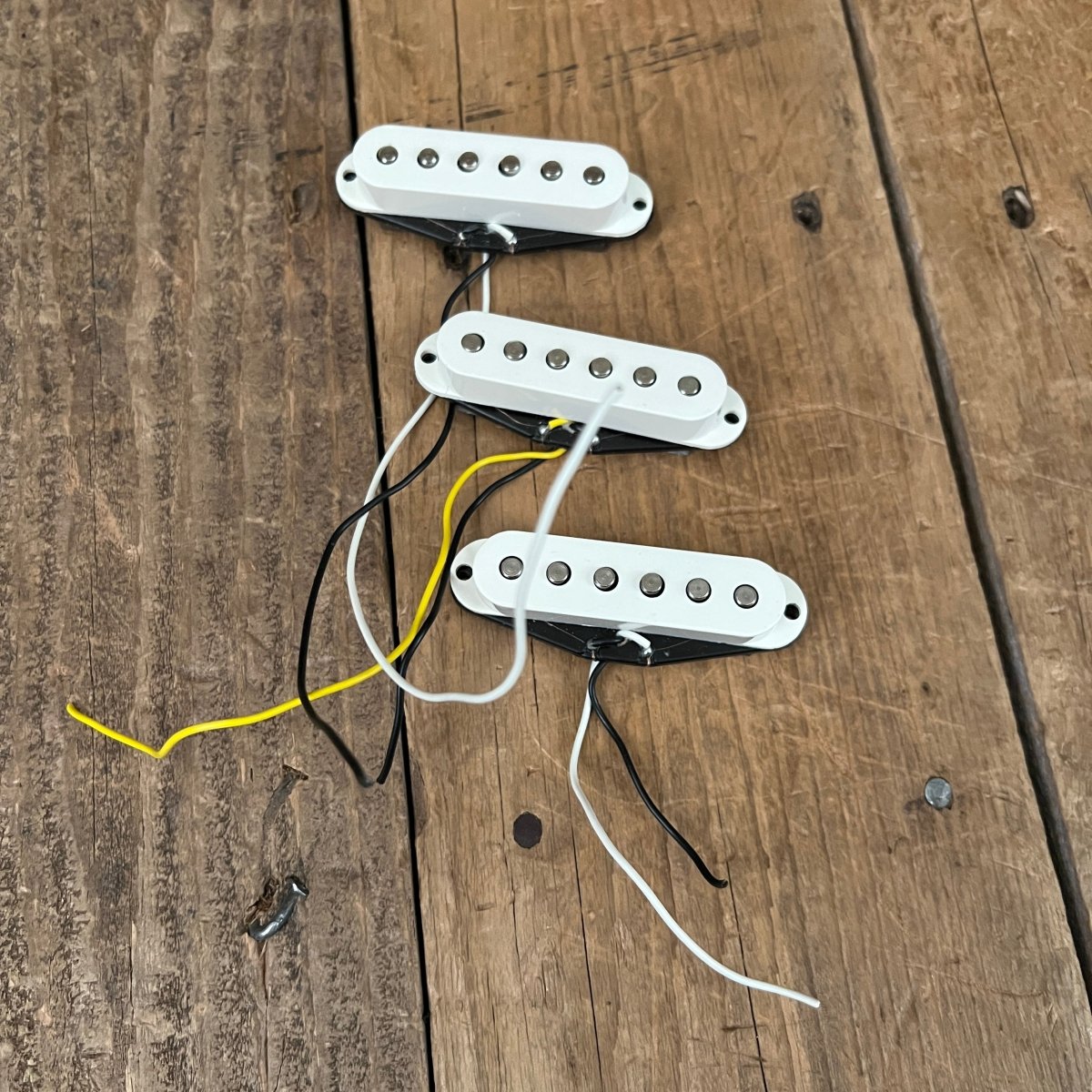 Fender Japan 1980's Stratocaster Pickups With Covers Vintage Guitar Parts - Mahar's Vintage Guitars