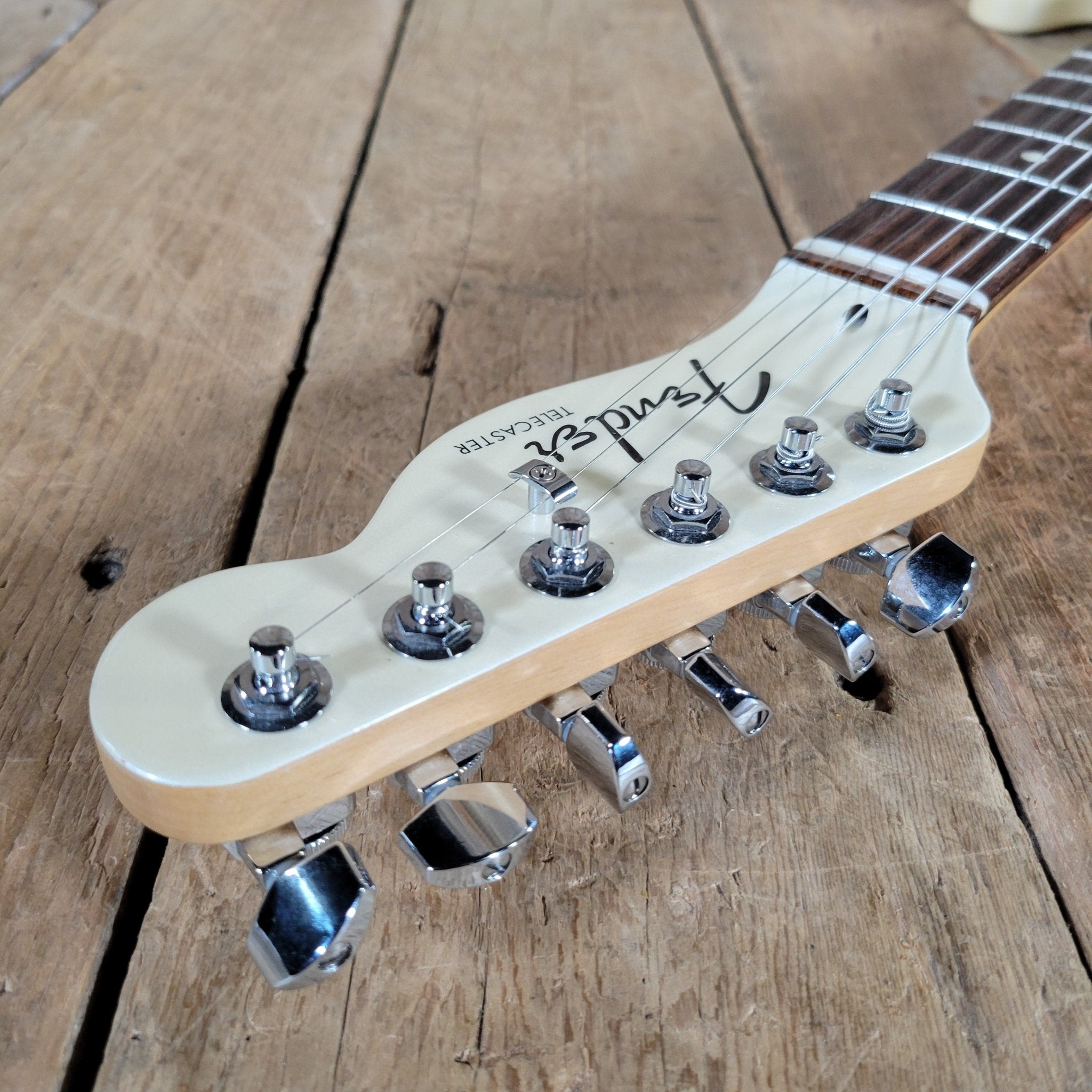 Fender Limited Edition American Showcase Telecaster 2020 – Olympic Pearl USA - Made Custom Tele - Mahar's Vintage Guitars