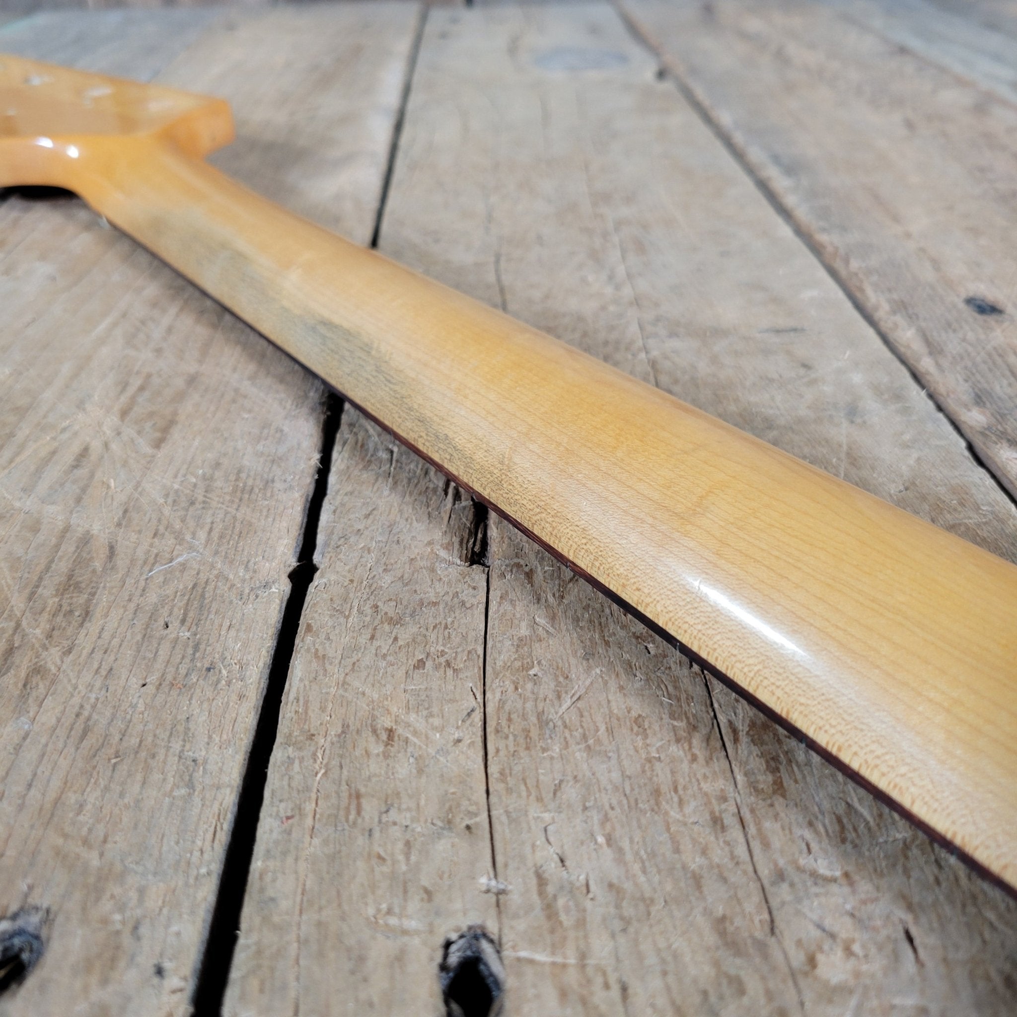 Fender Mustang Bass Neck 1966 Vintage Bass Guitar Part - Mahar's Vintage Guitars