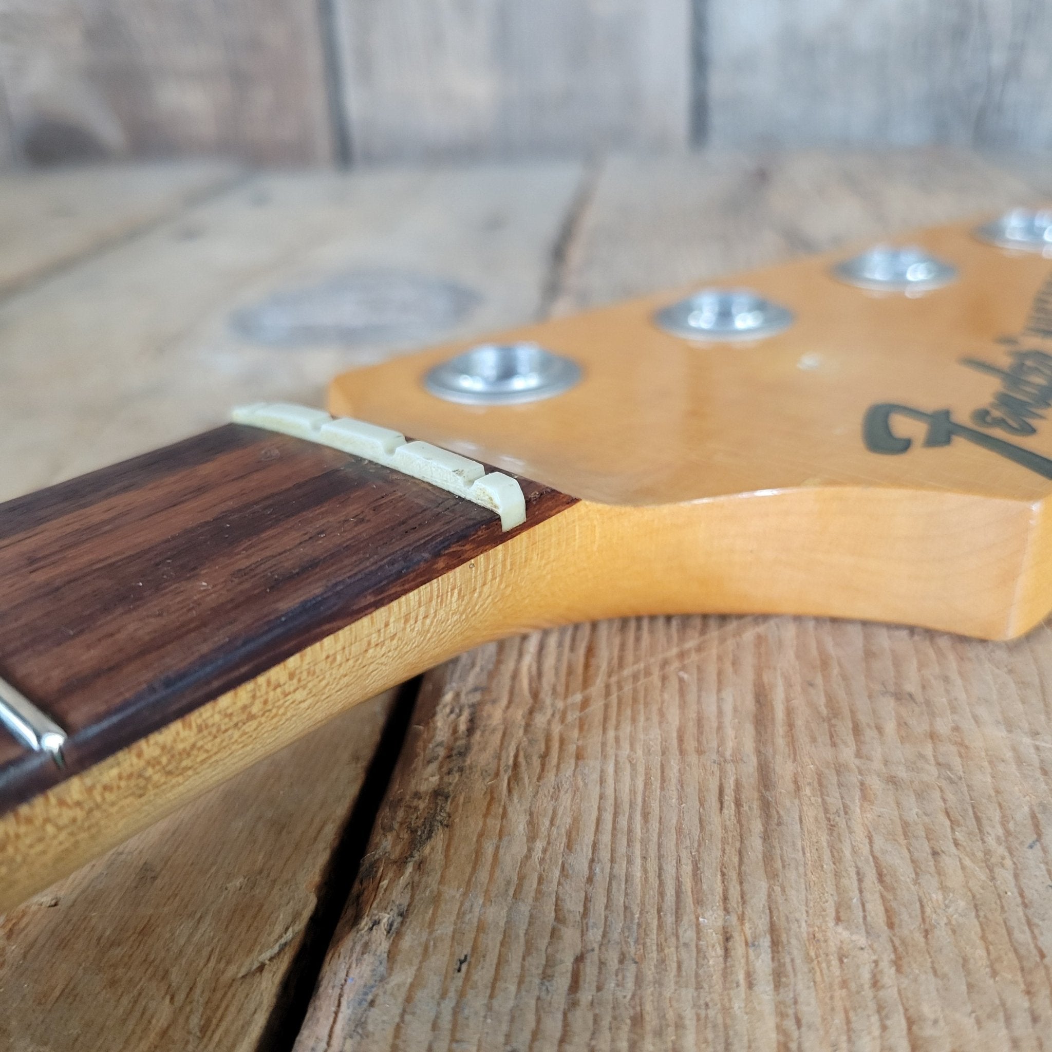 Fender Mustang Bass Neck 1966 Vintage Bass Guitar Part - Mahar's Vintage Guitars