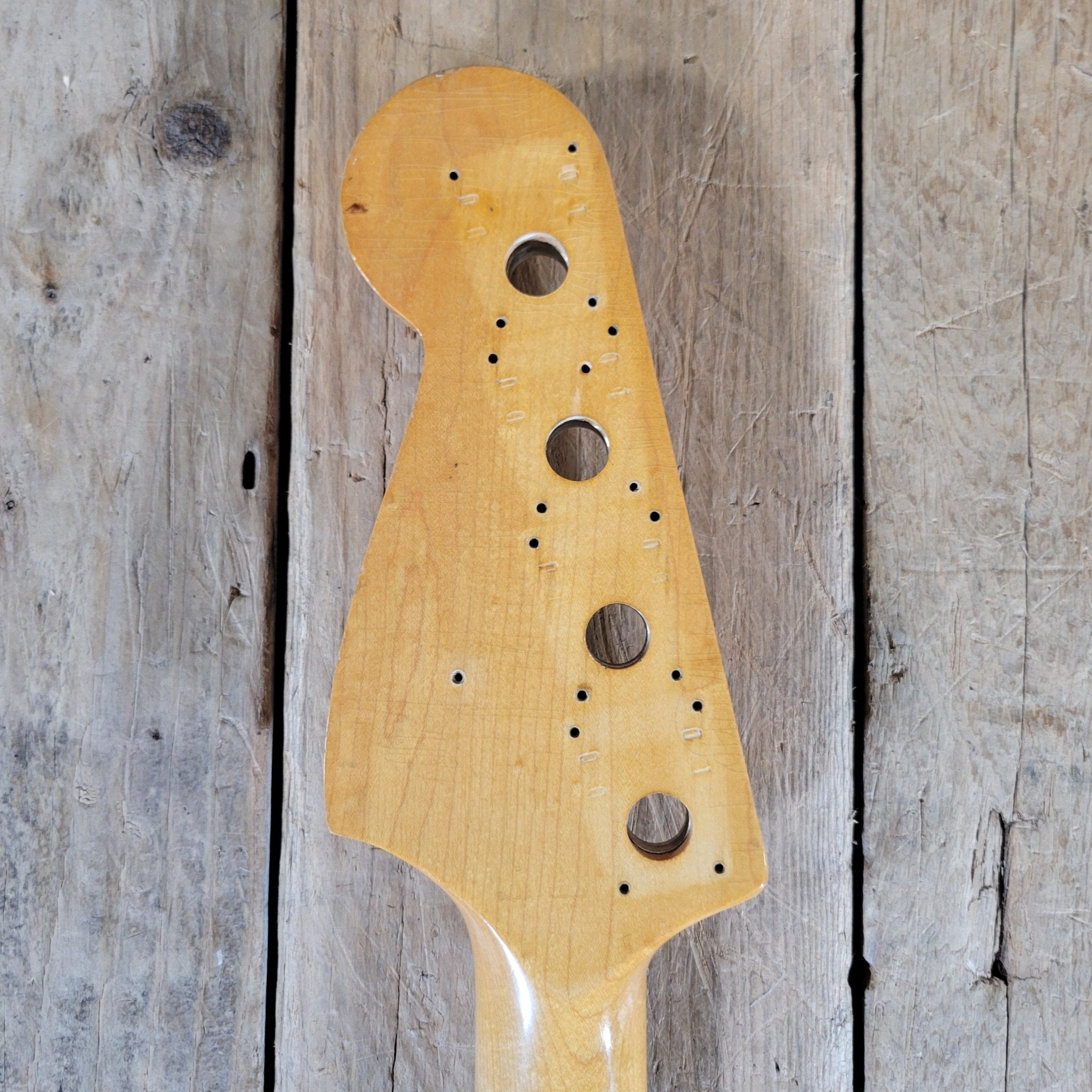 Fender Mustang Bass Neck 1966 Vintage Bass Guitar Part - Mahar's Vintage Guitars