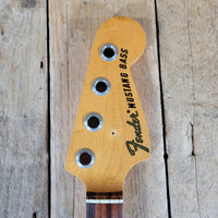 Fender Mustang Bass Neck 1966 Vintage Bass Guitar Part - Mahar's Vintage Guitars
